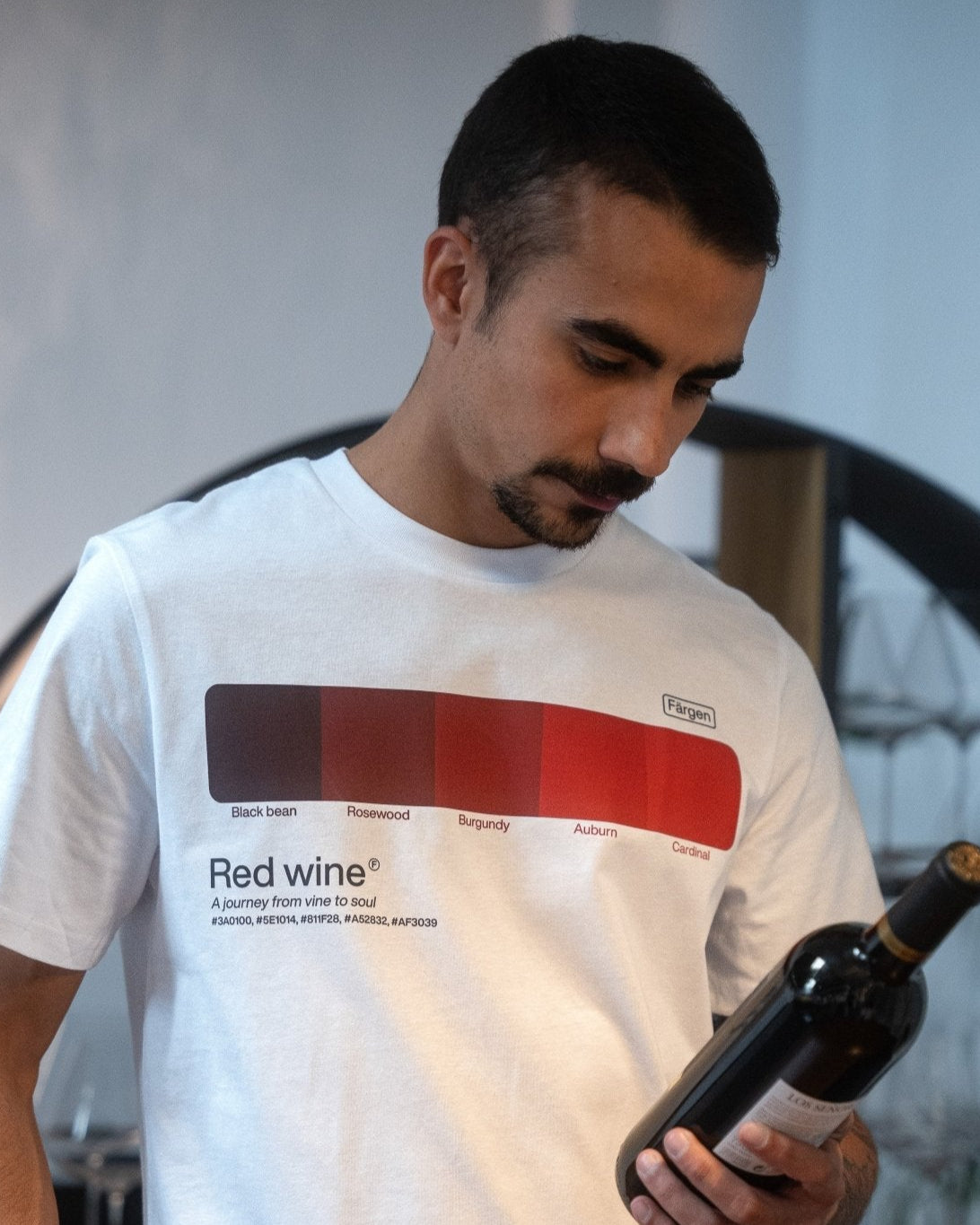 Camiseta Red wine - Färgen