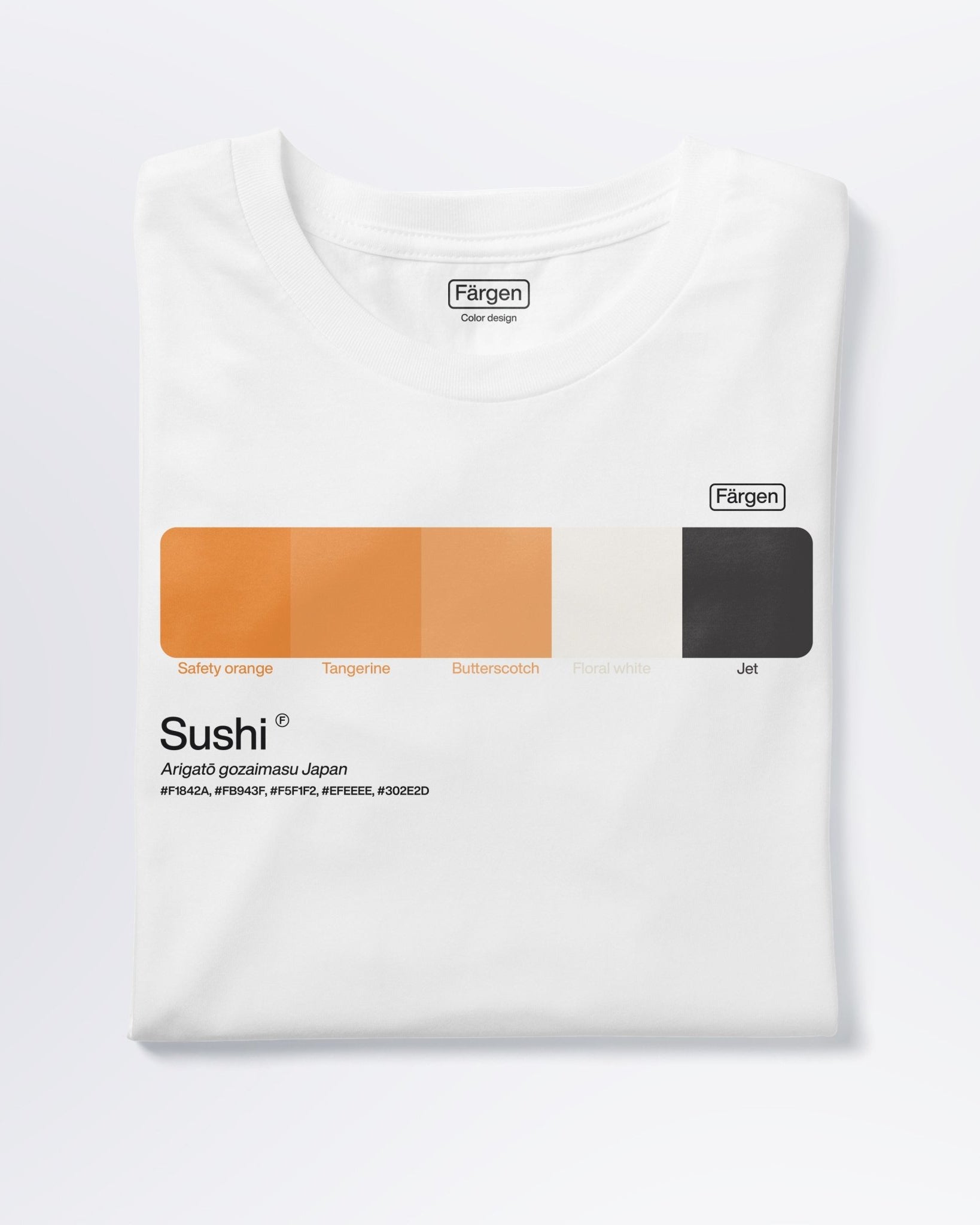 Camiseta Sushi - Färgen