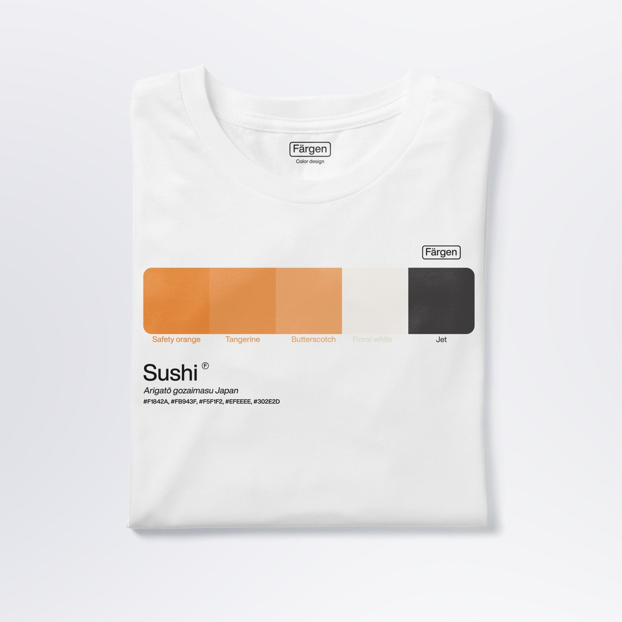 Camiseta Sushi - Färgen