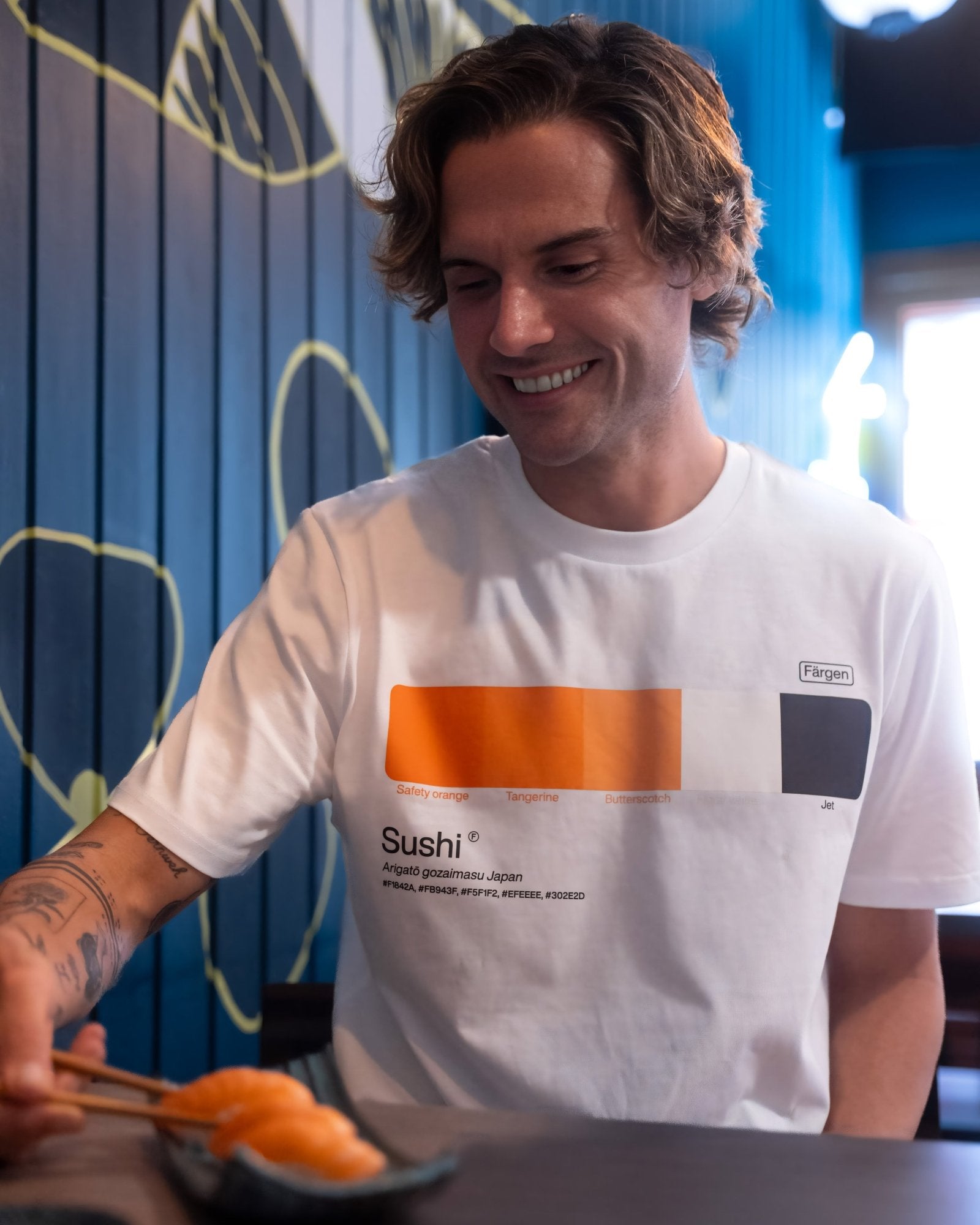 Camiseta Sushi - Färgen