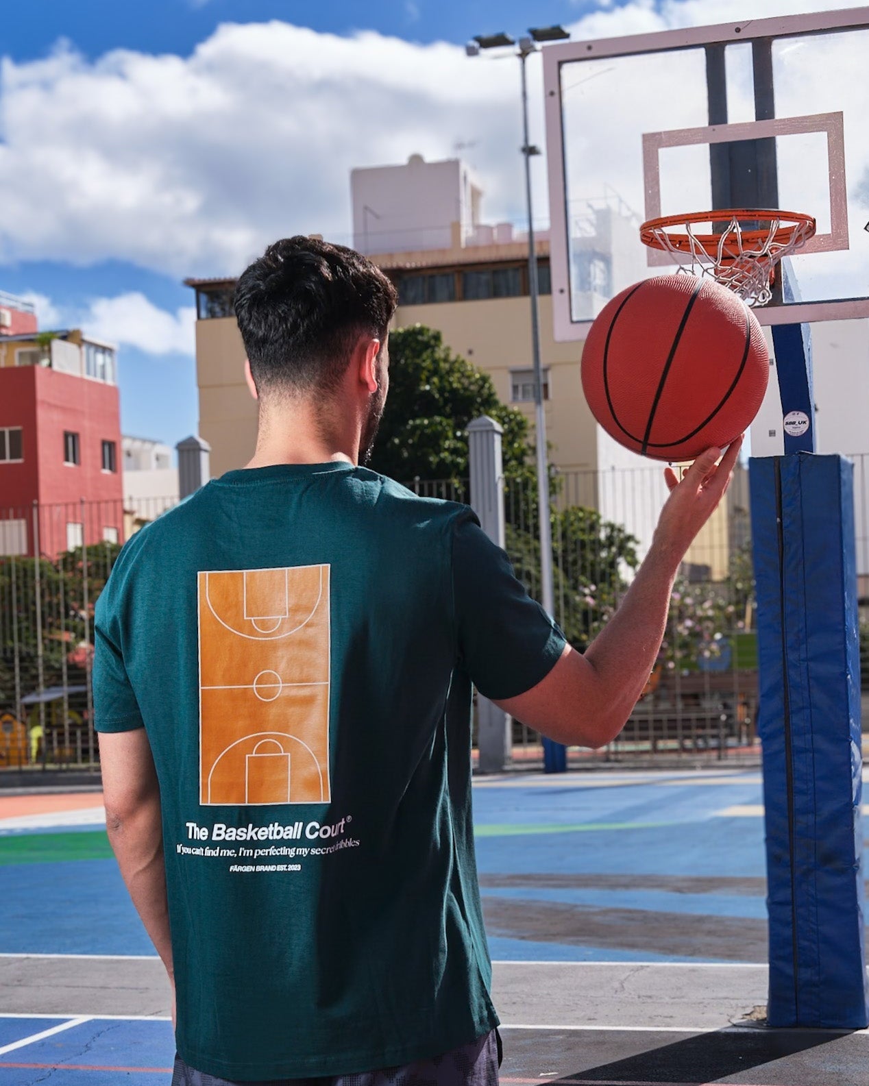 Camiseta The Basketball Court - Verde - Färgen