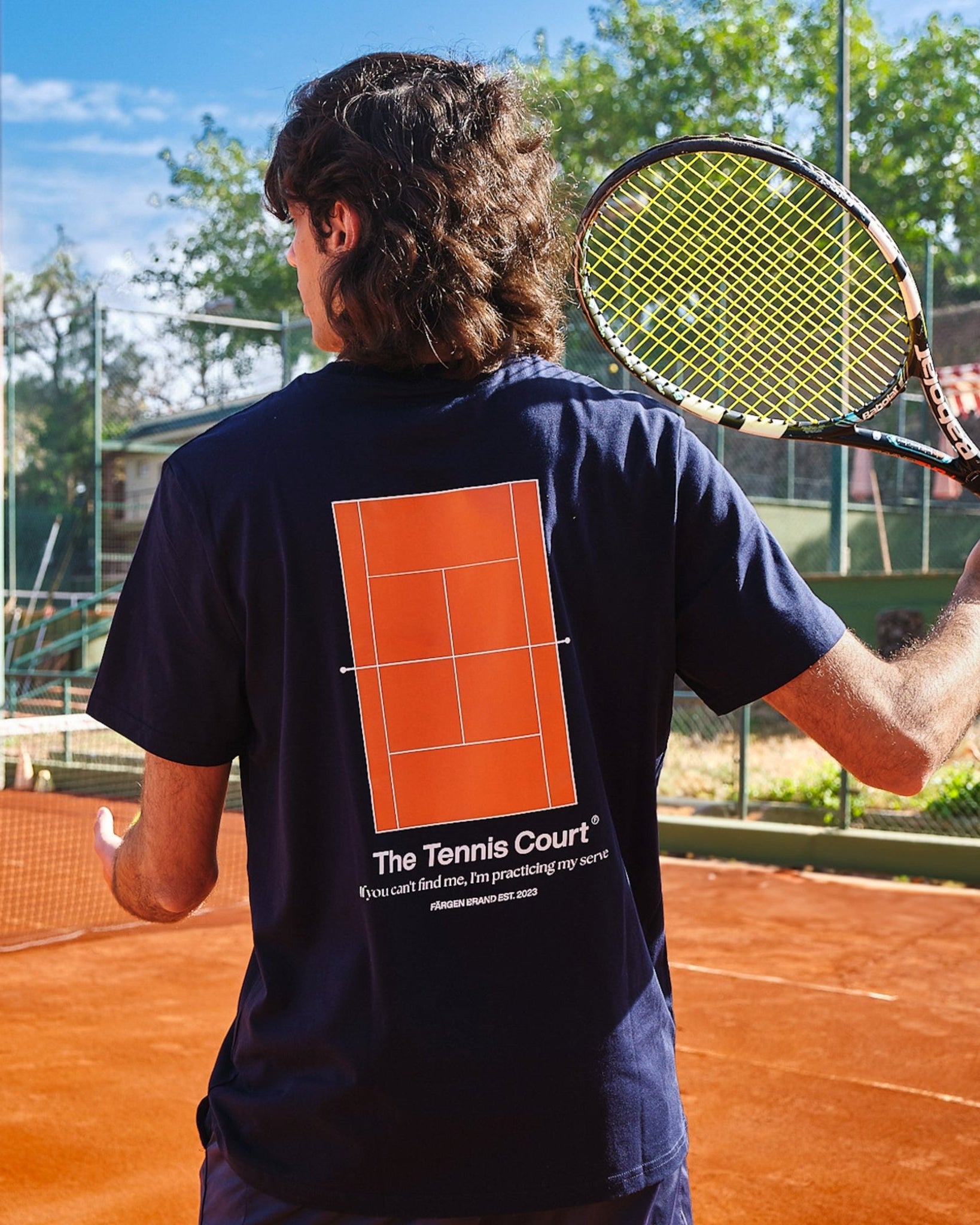 Camiseta The Tennis Court - Azul - Färgen