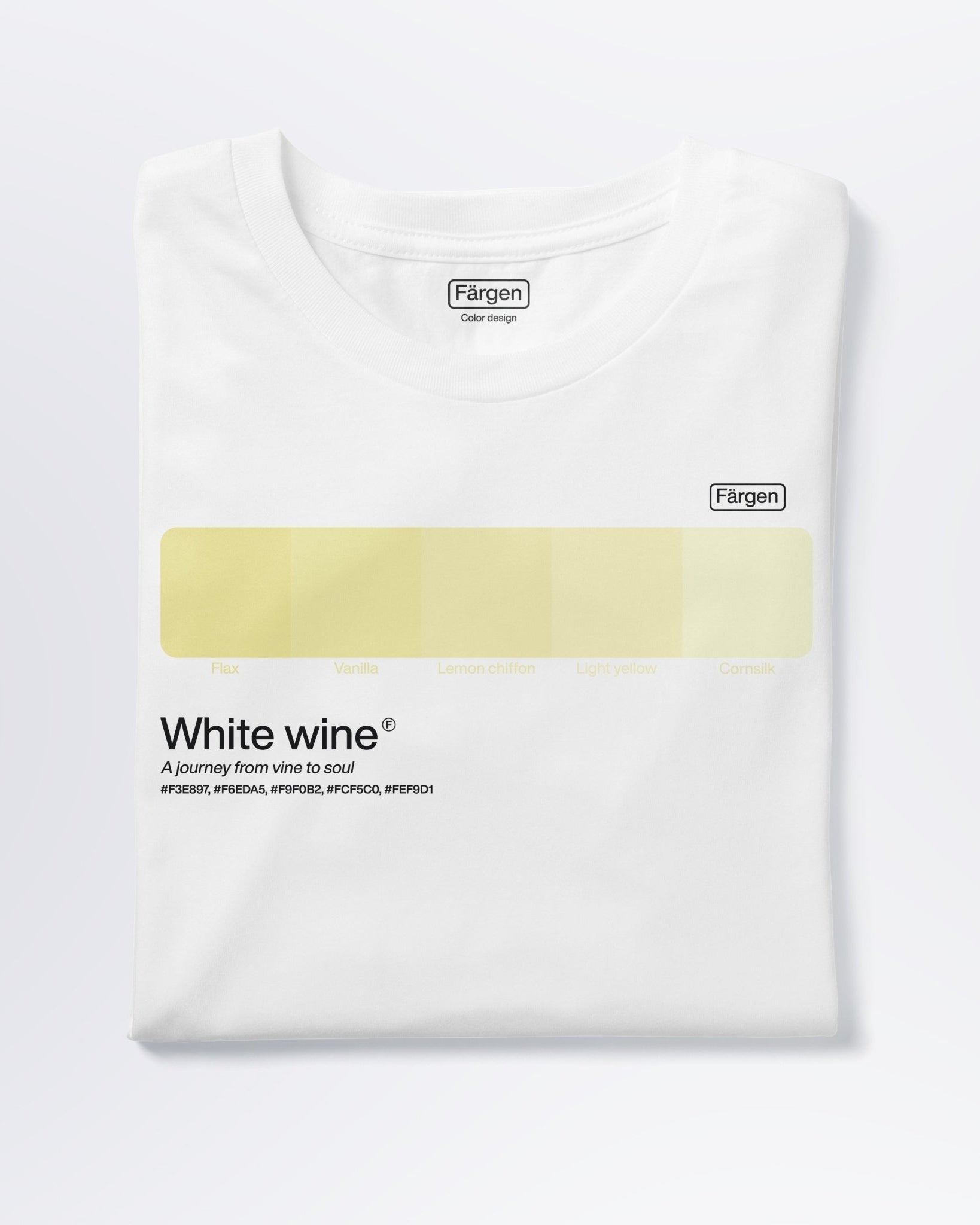 Camiseta White wine - Färgen
