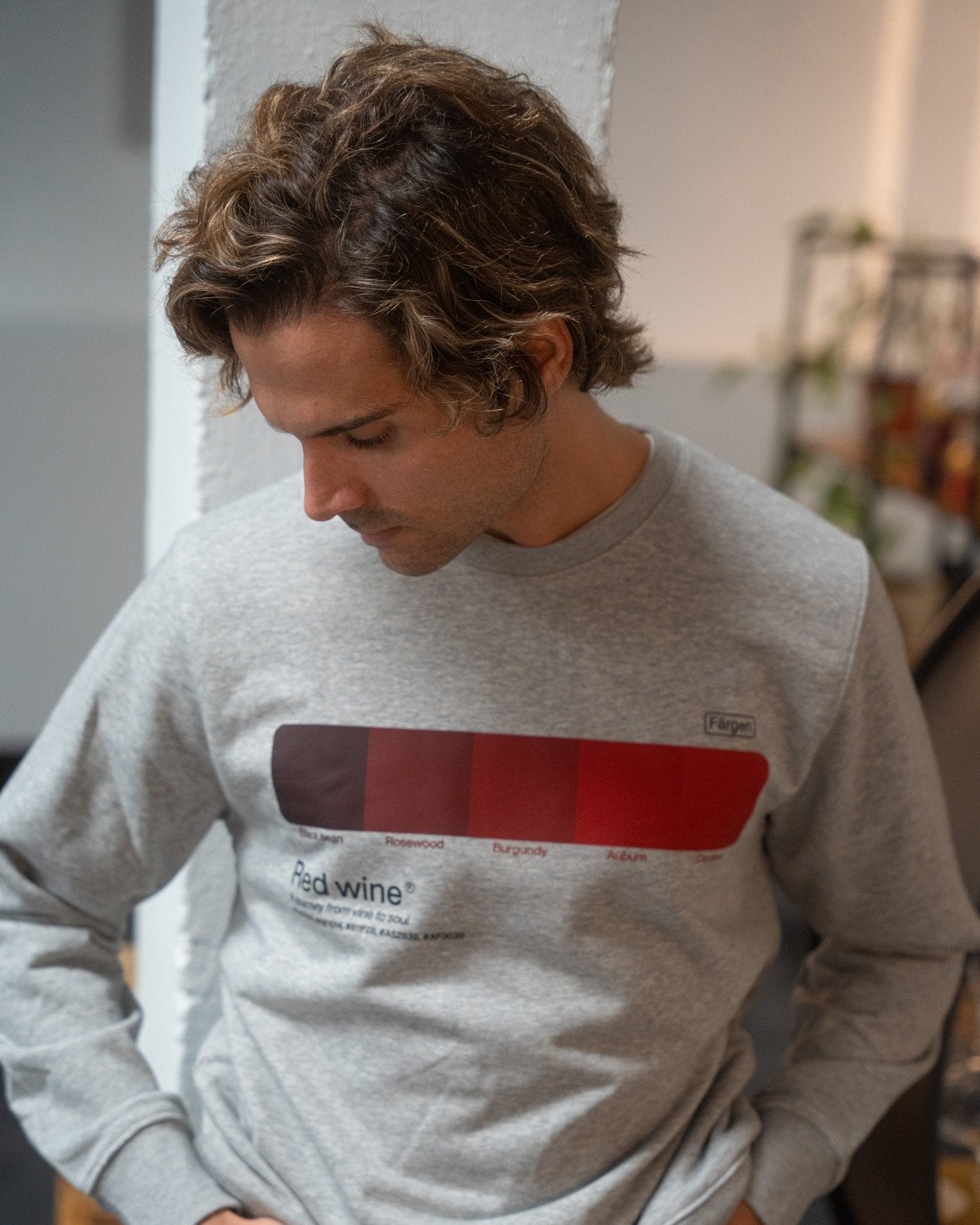 Sudadera Red Wine - Färgen