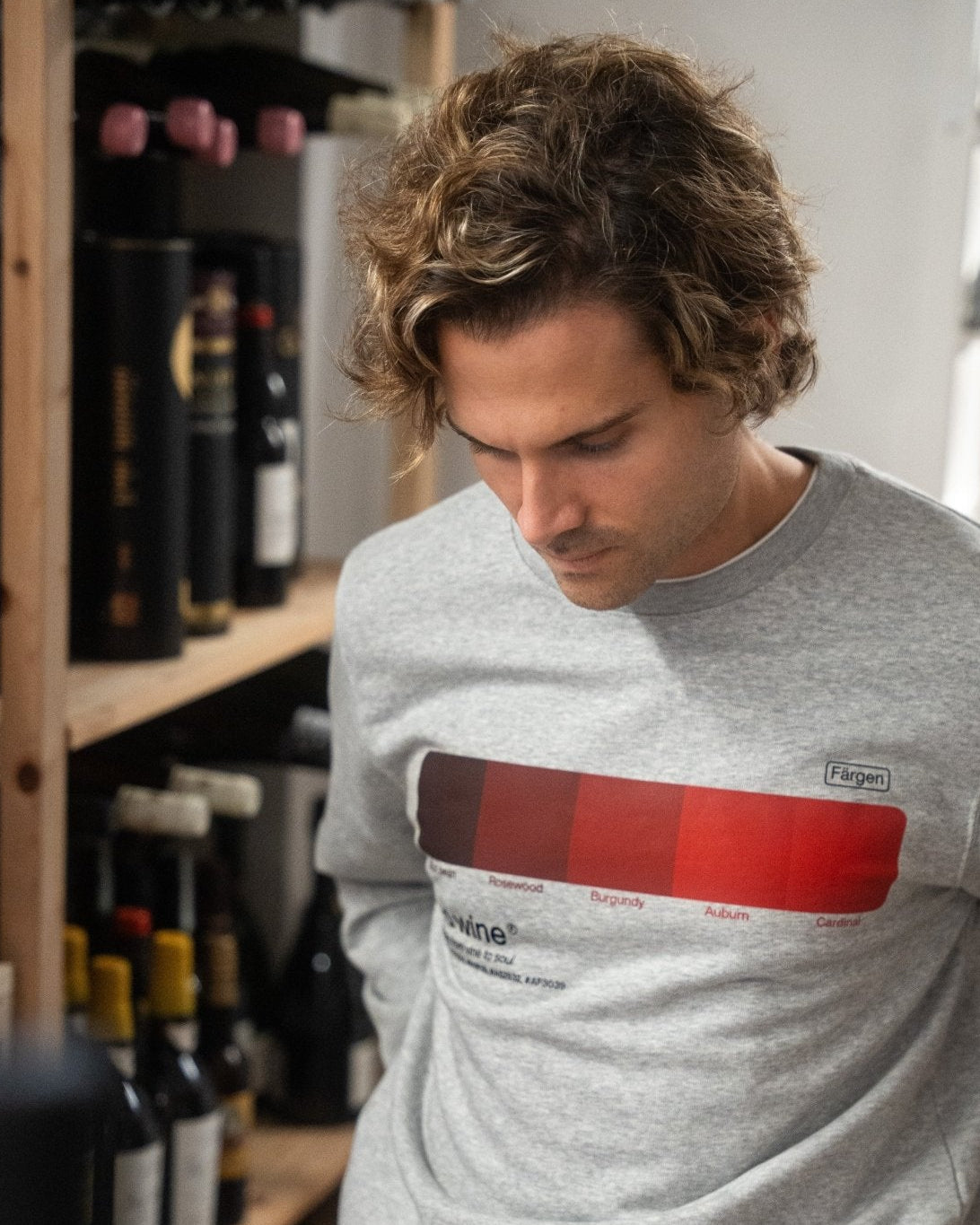 Sudadera Red Wine - Färgen