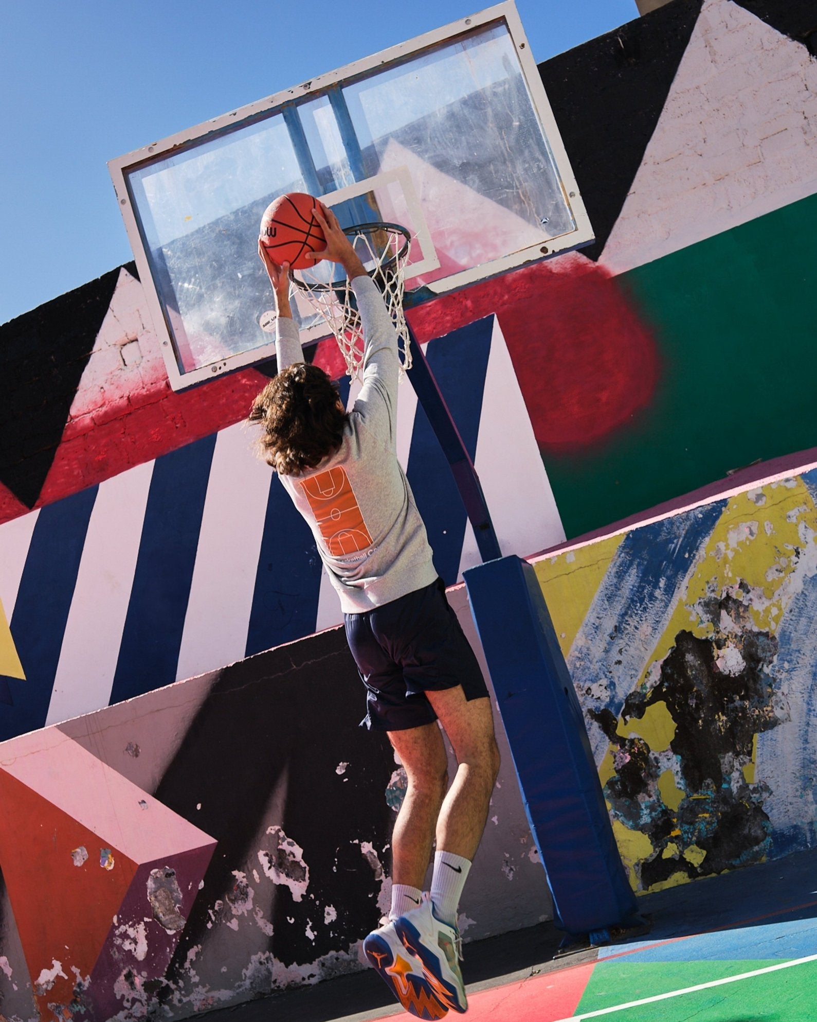 Sudadera The Basketball Court - Gris - Färgen