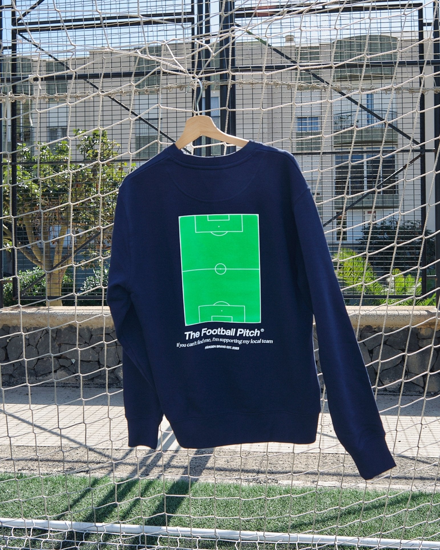 Sudadera The Football Pitch - Azul - Färgen