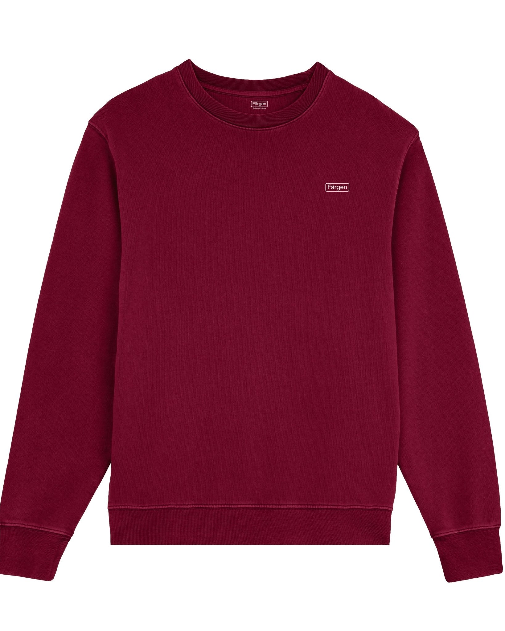 Sudadera The Football Pitch - Burdeos - Färgen