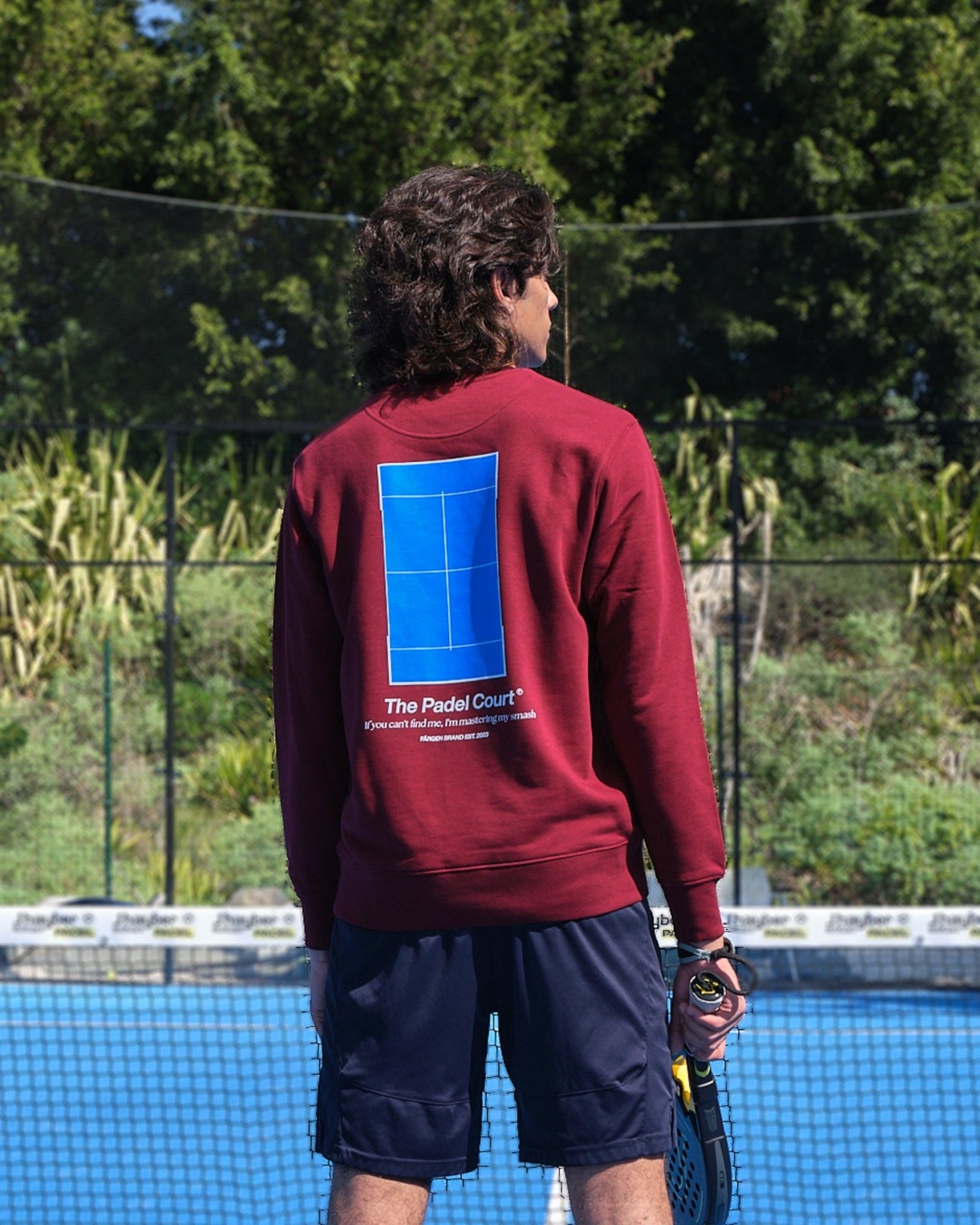 Sudadera The Padel Court - Burdeos - Färgen