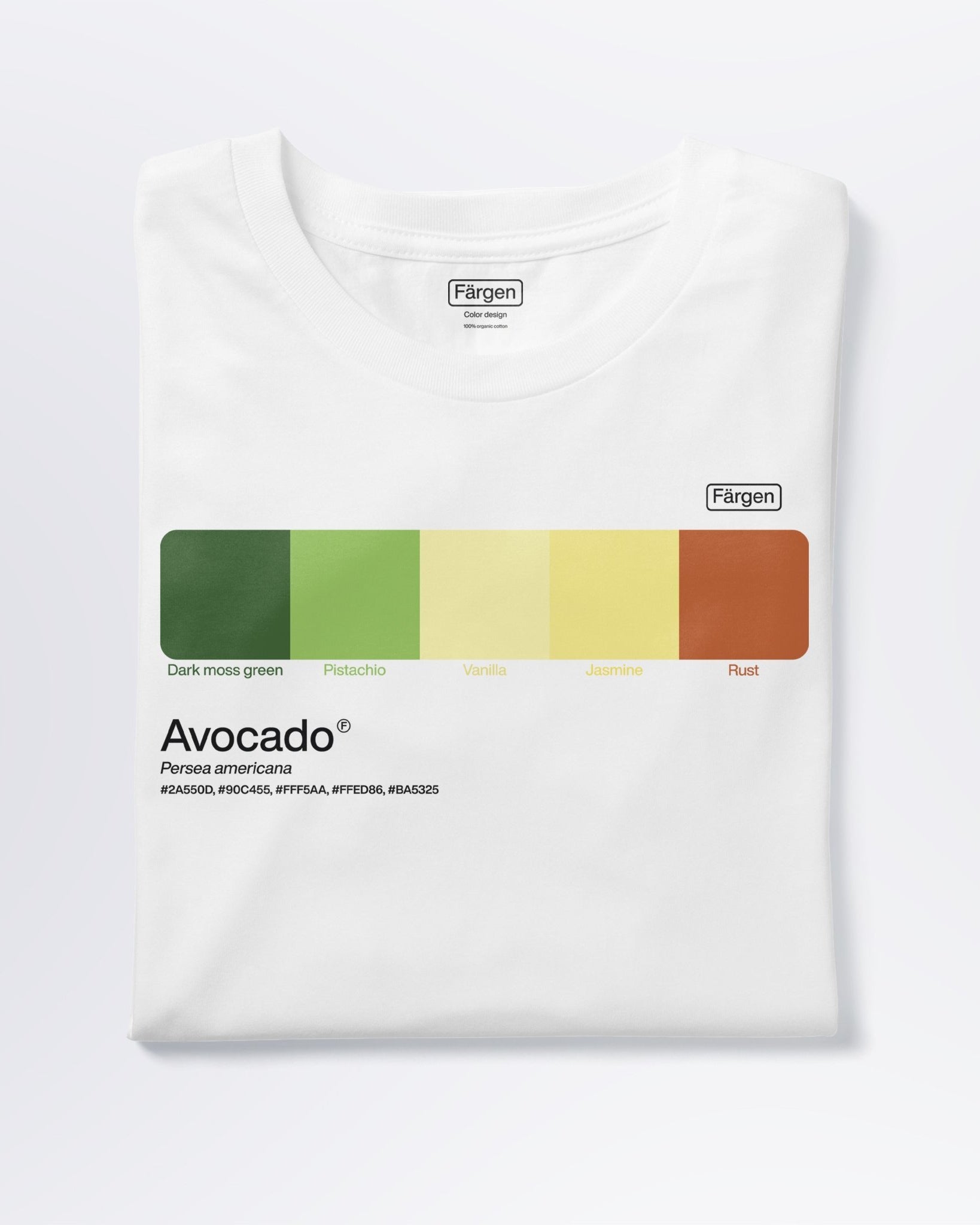 Camiseta algodón orgánico Avocado - Färgen