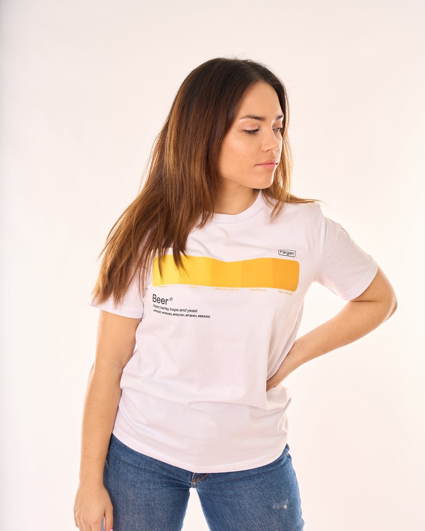 Camiseta algodón orgánico Beer - Färgen