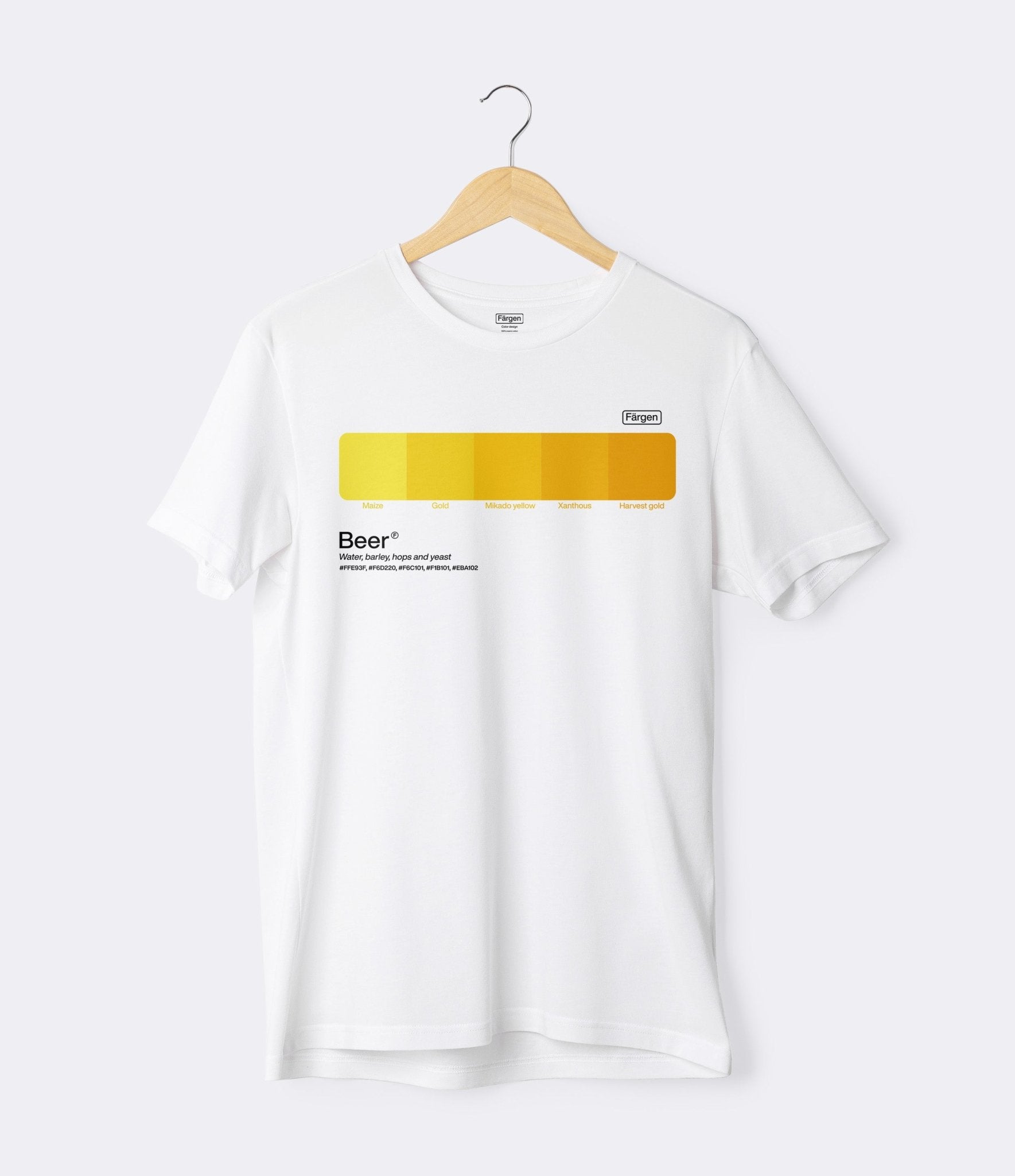 Camiseta algodĂłn orgĂĄnico Beer - FĂ€rgen