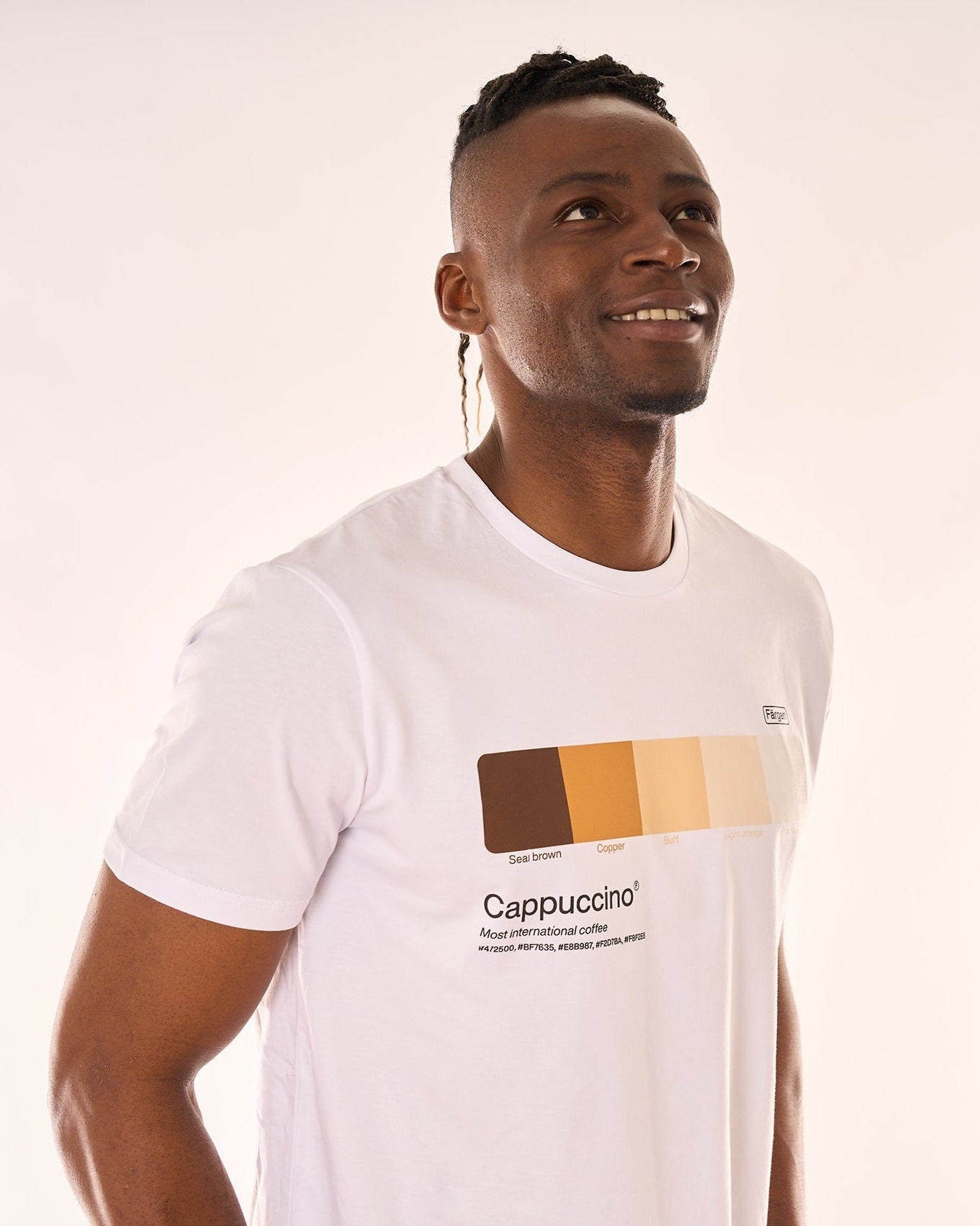 Camiseta algodón orgánico Cappuccino - Färgen