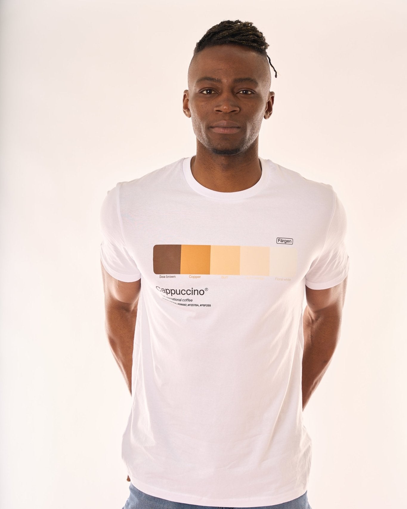 Camiseta algodón orgánico Cappuccino - Färgen