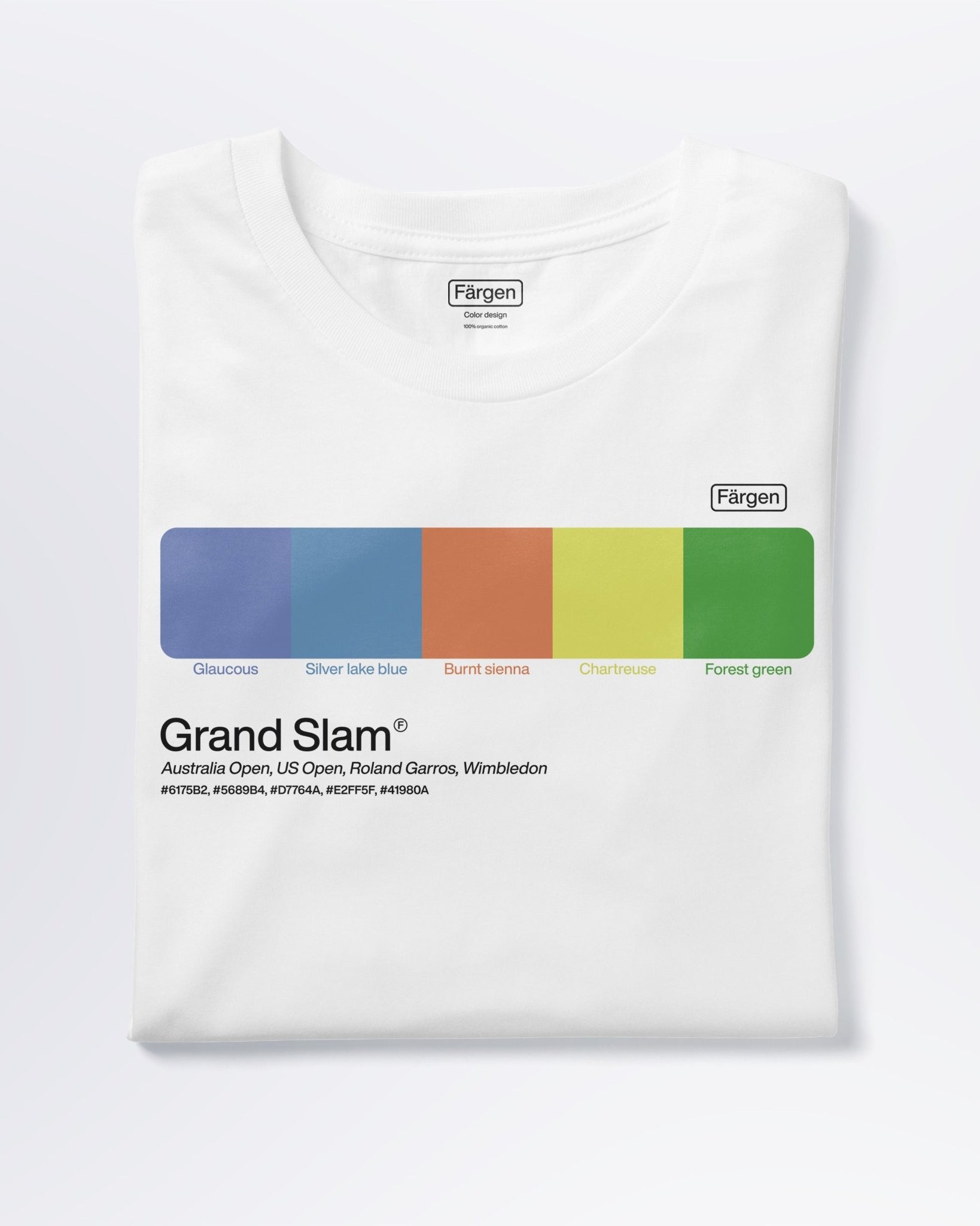 Camiseta algodón orgánico Grand Slam - Färgen