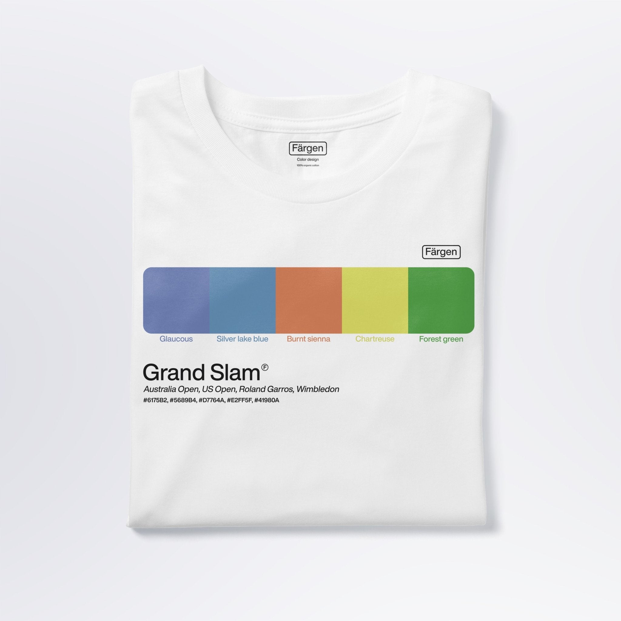 Camiseta algodón orgánico Grand Slam - Färgen