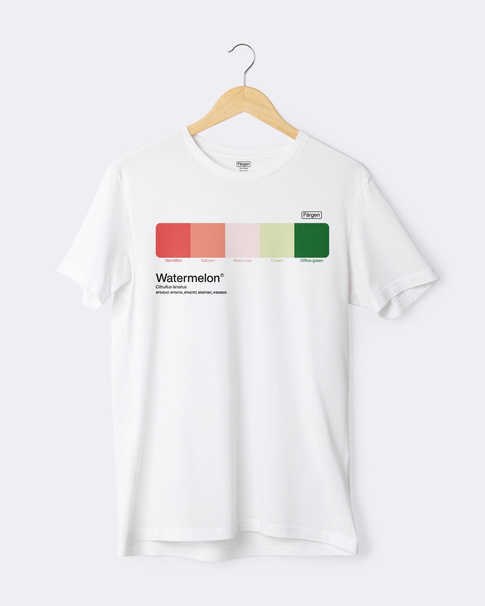 Camiseta algodón orgánico Watermelon - Färgen
