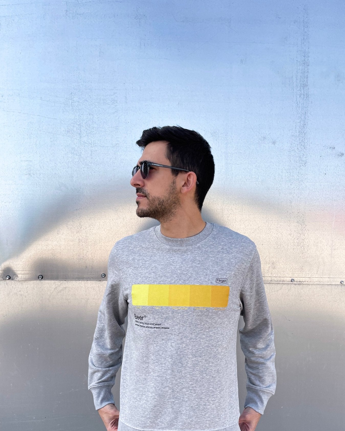 Sudadera algodón orgánico Beer - Färgen