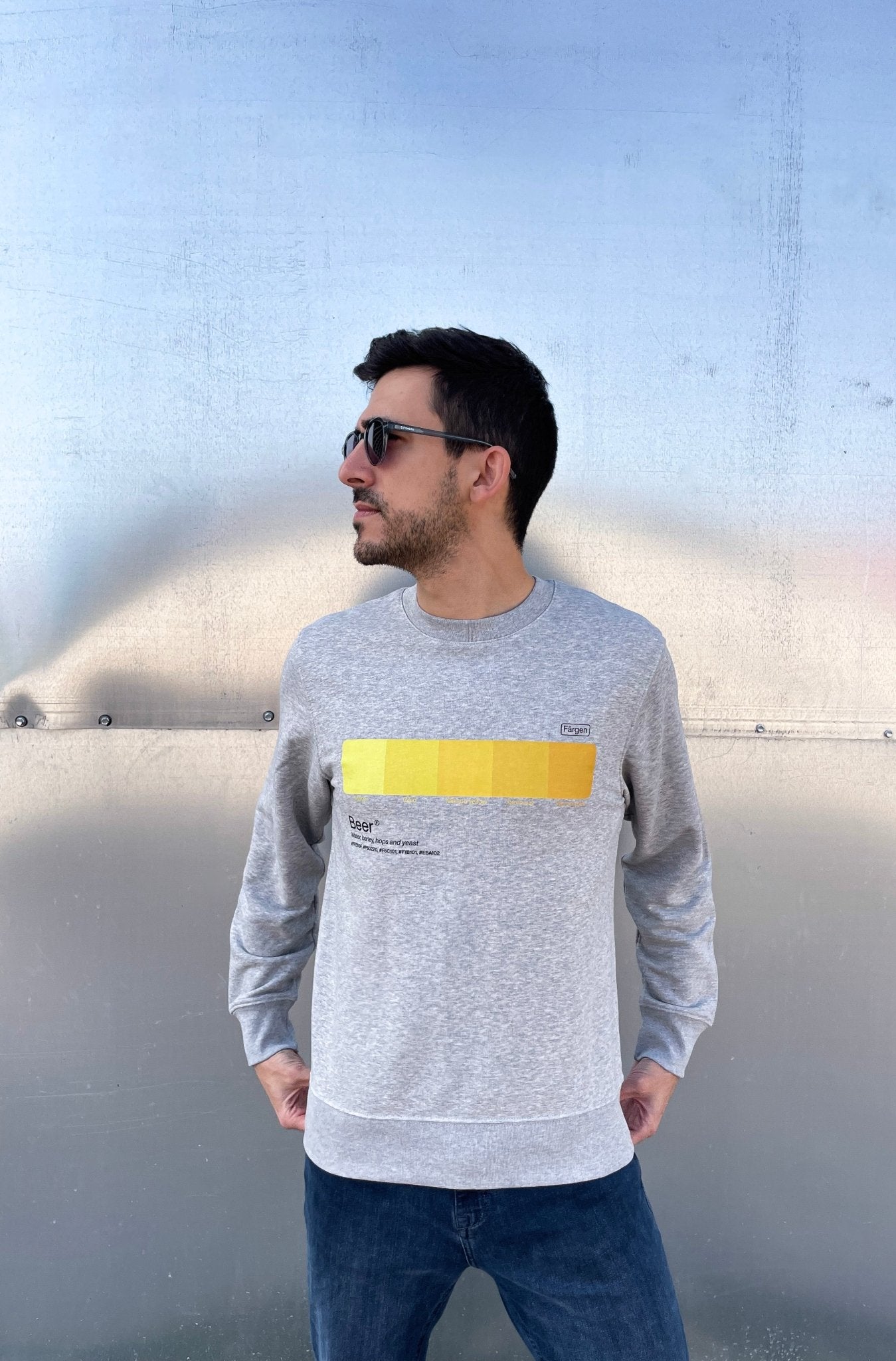 Sudadera algodón orgánico Beer - Färgen