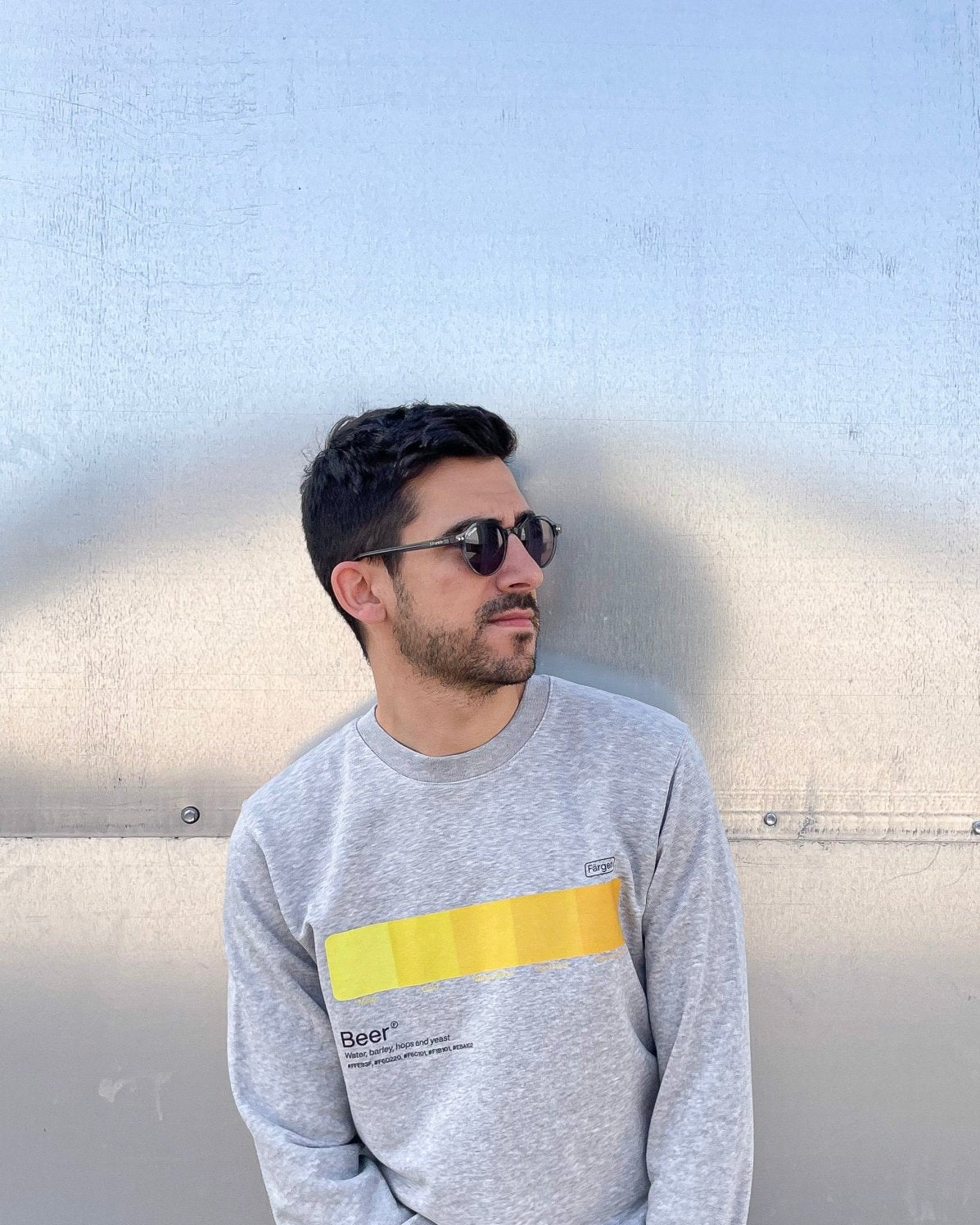 Sudadera algodón orgánico Beer - Färgen