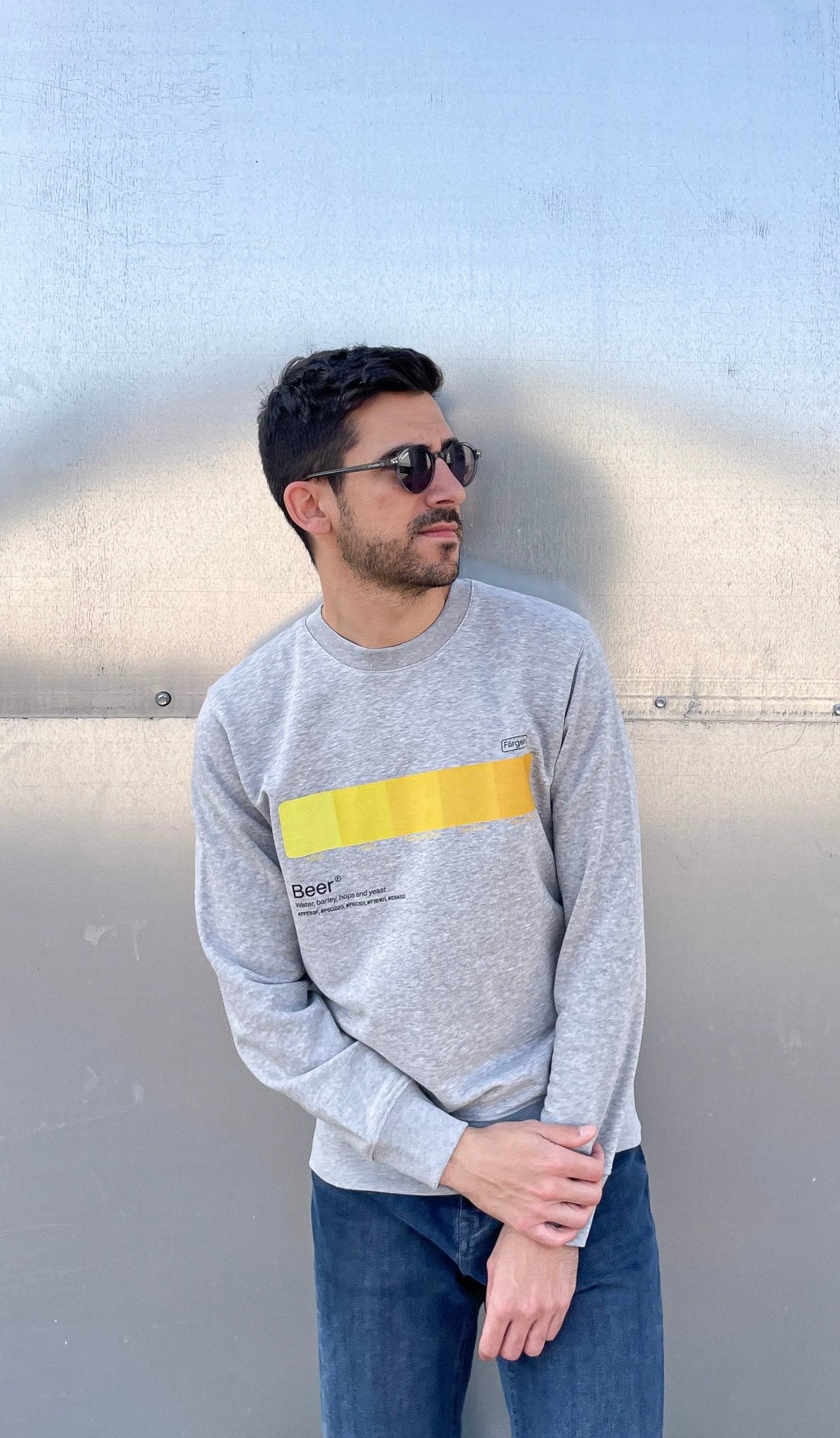 Sudadera algodón orgánico Beer - Färgen