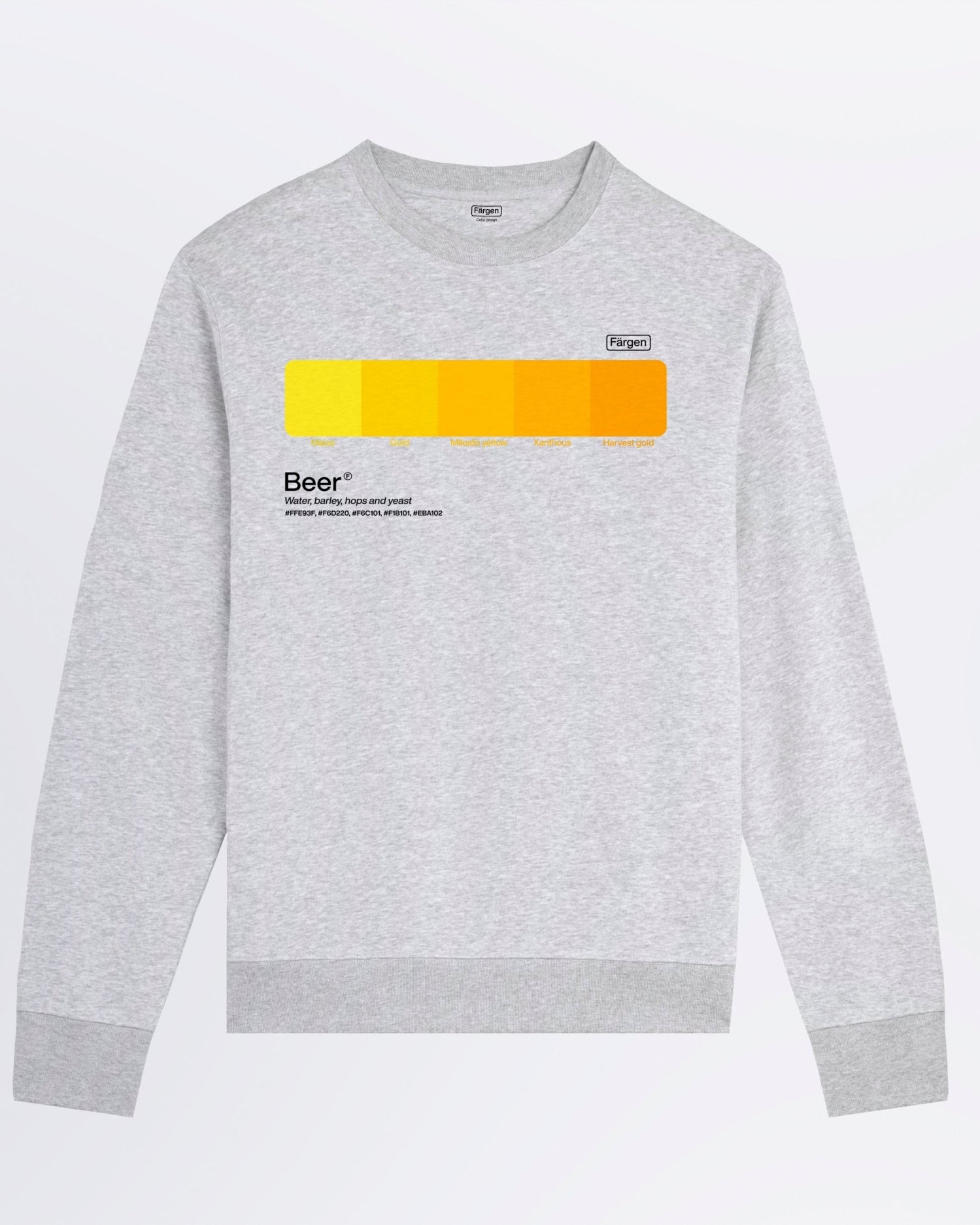 Sudadera algodón orgánico Beer - Färgen