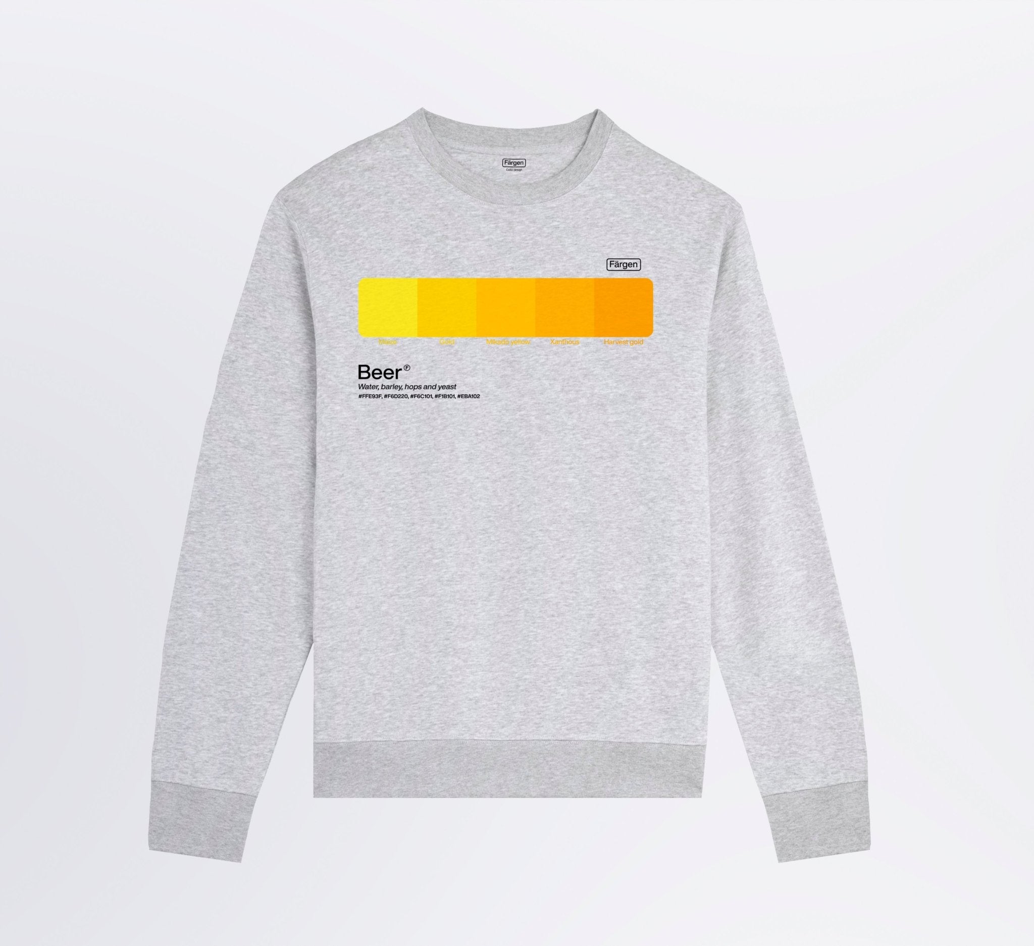 Sudadera algodón orgánico Beer - Färgen