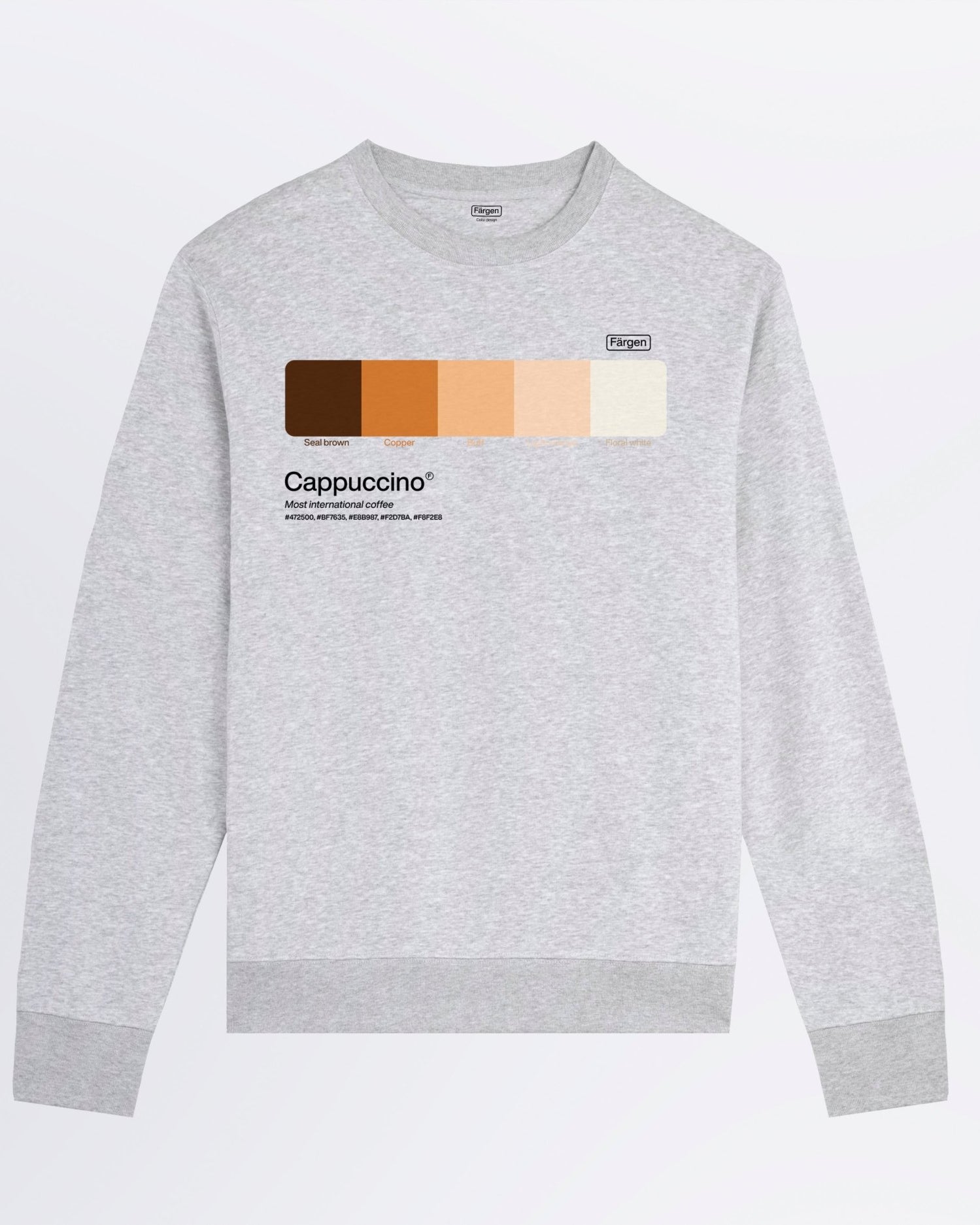 Sudadera algodón orgánico Cappuccino - Färgen