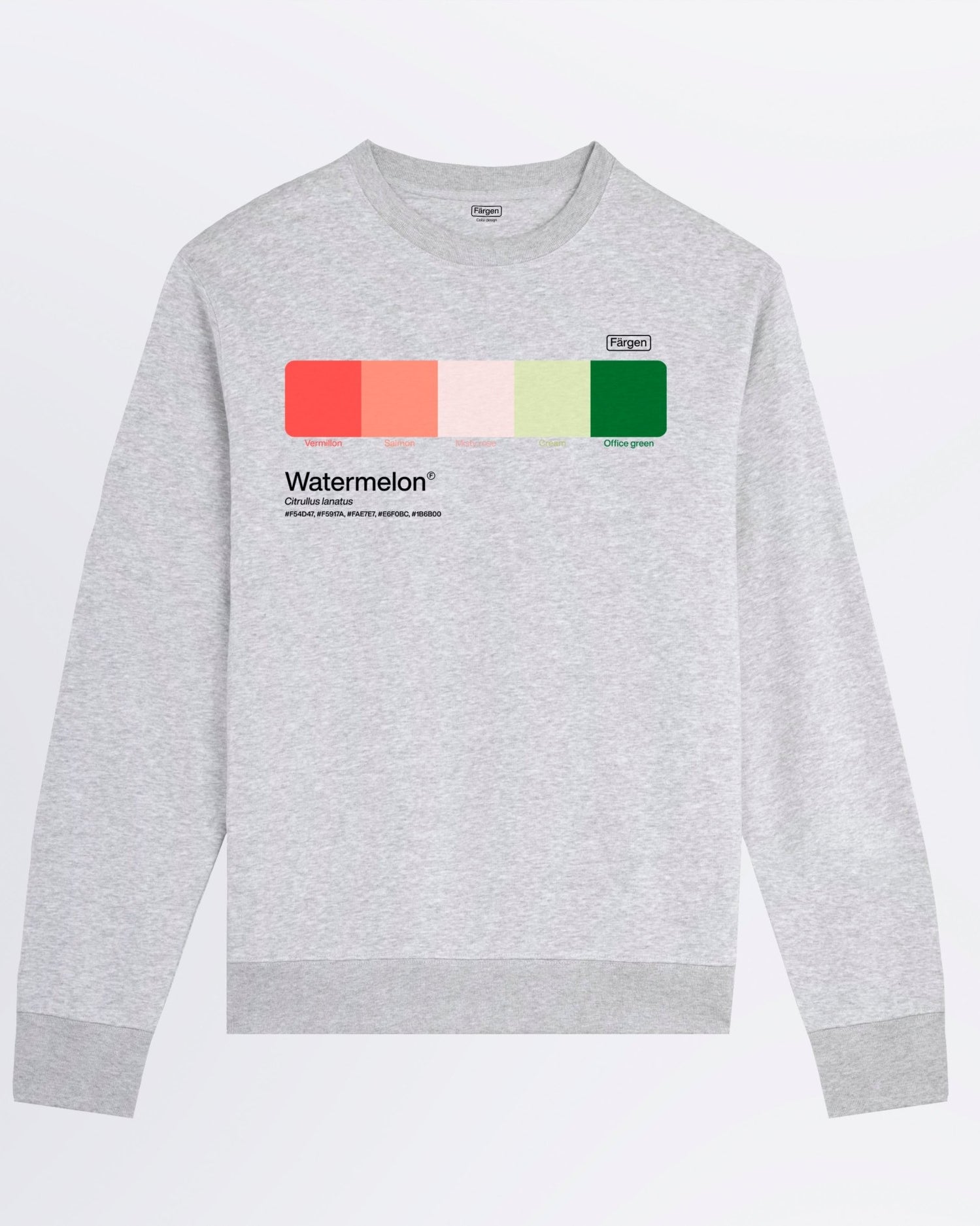 Sudadera algodón orgánico Watermelon - Färgen