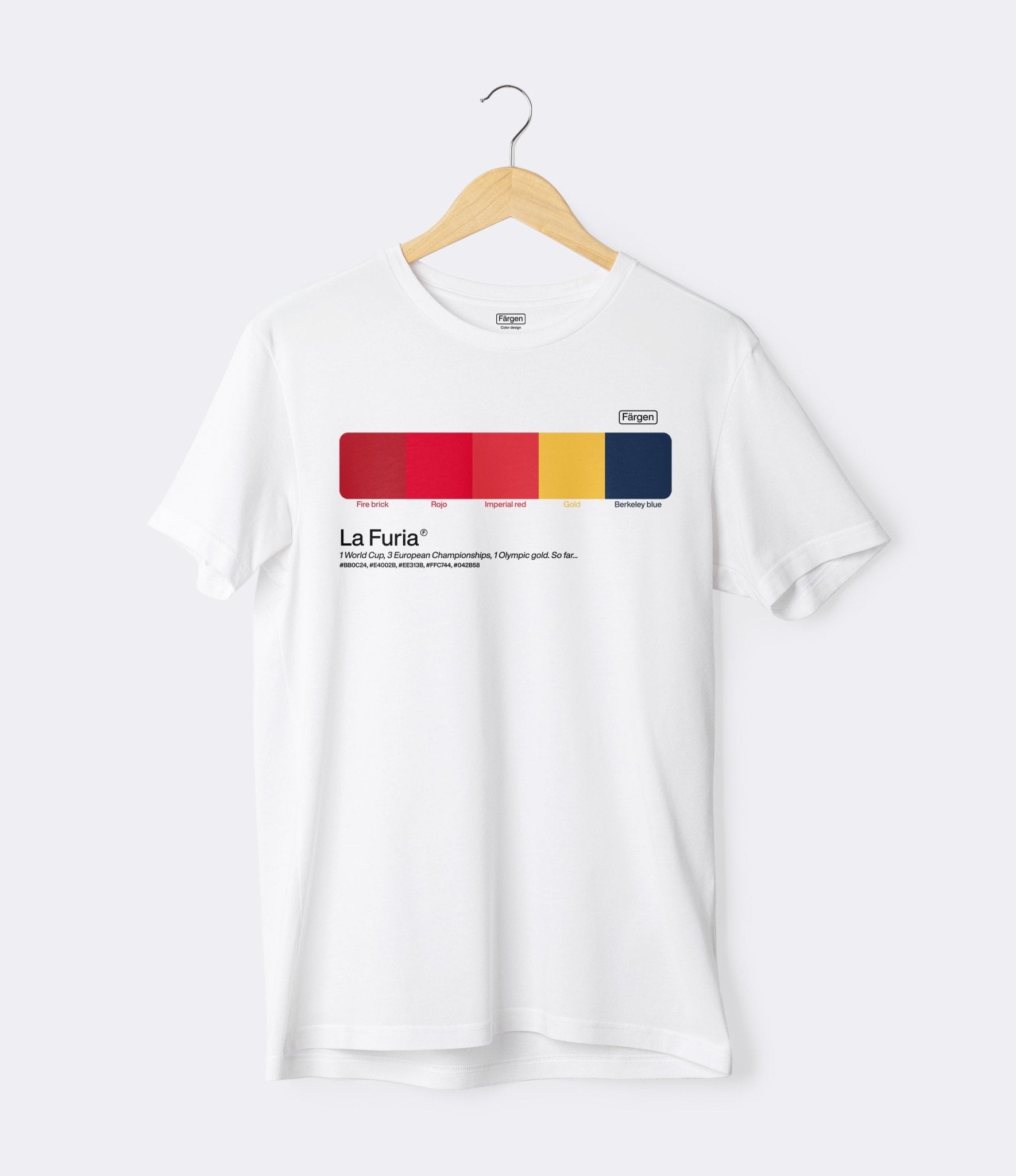 Camiseta algodón orgánico La Furia - Färgen