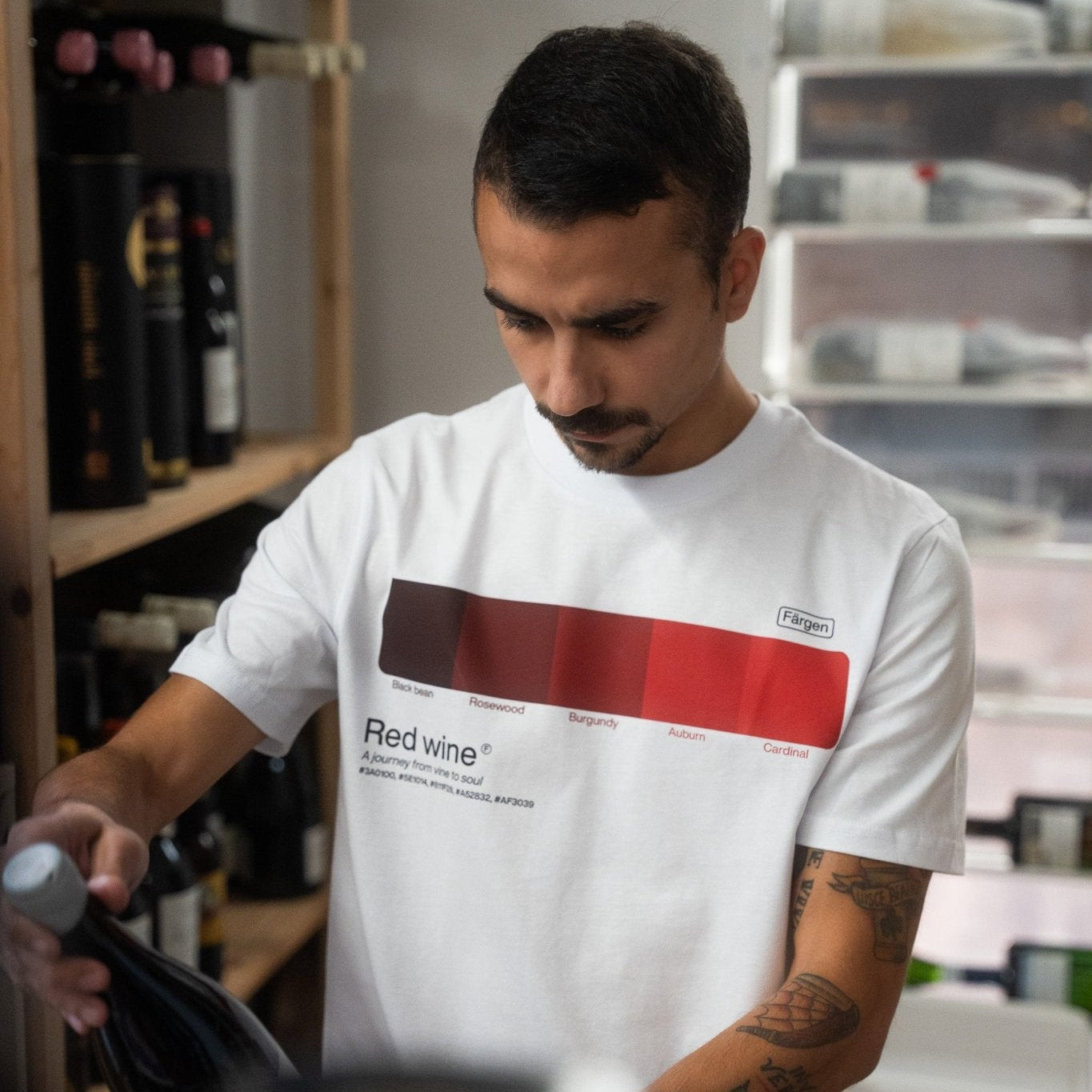 Camiseta Red wine - Färgen