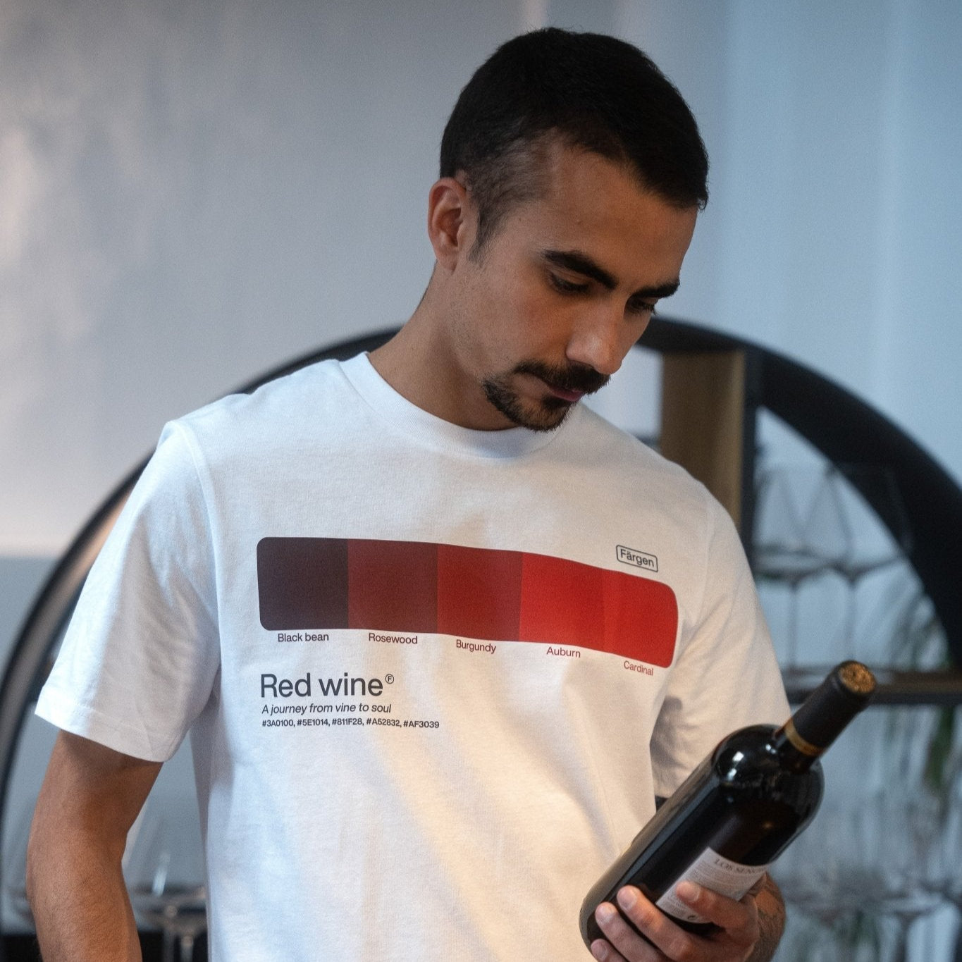 Camiseta Red wine - Färgen