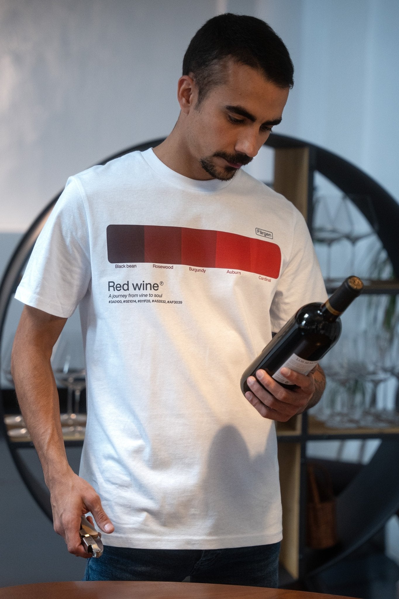 Camiseta Red wine - Färgen