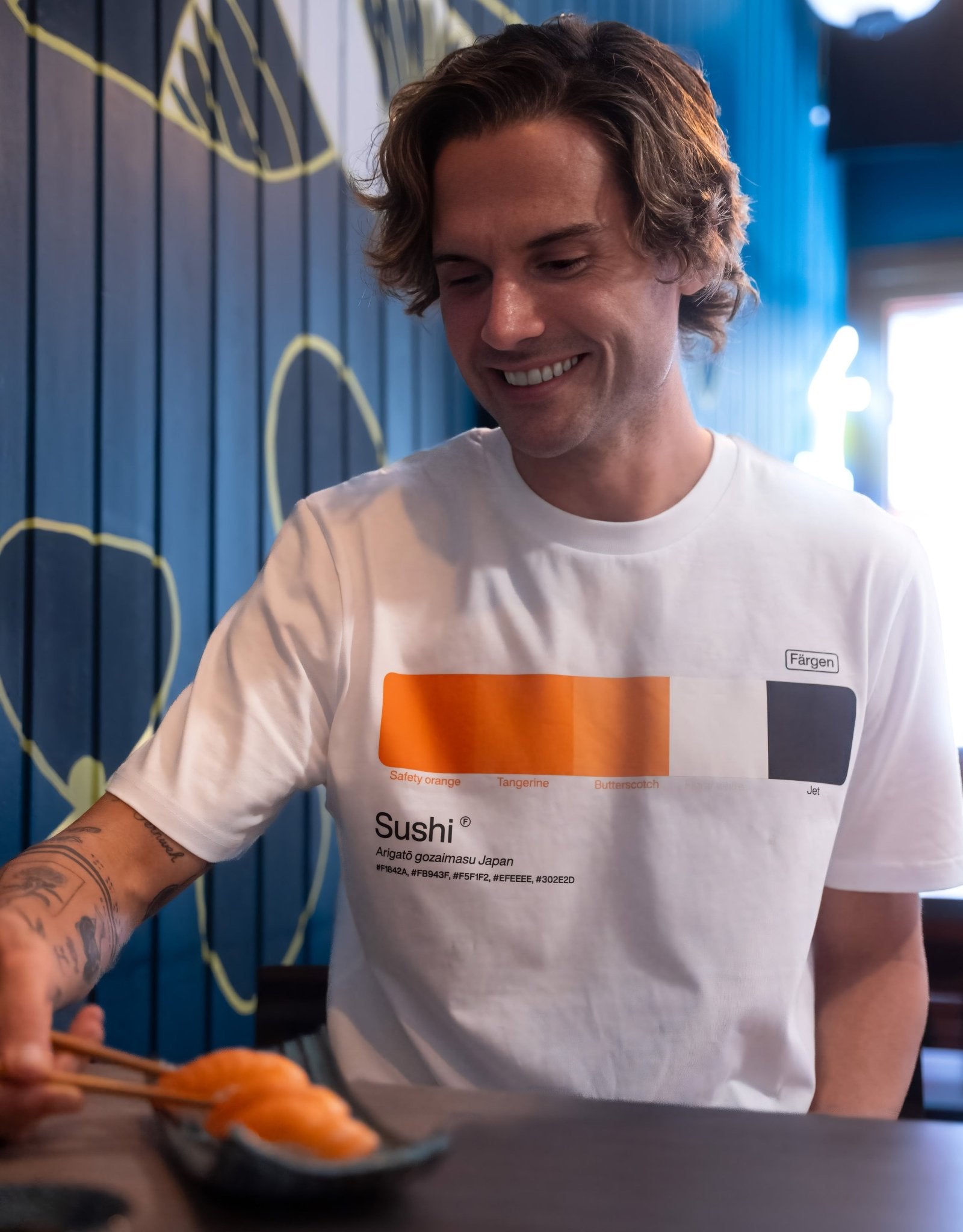 Camiseta Sushi - Färgen