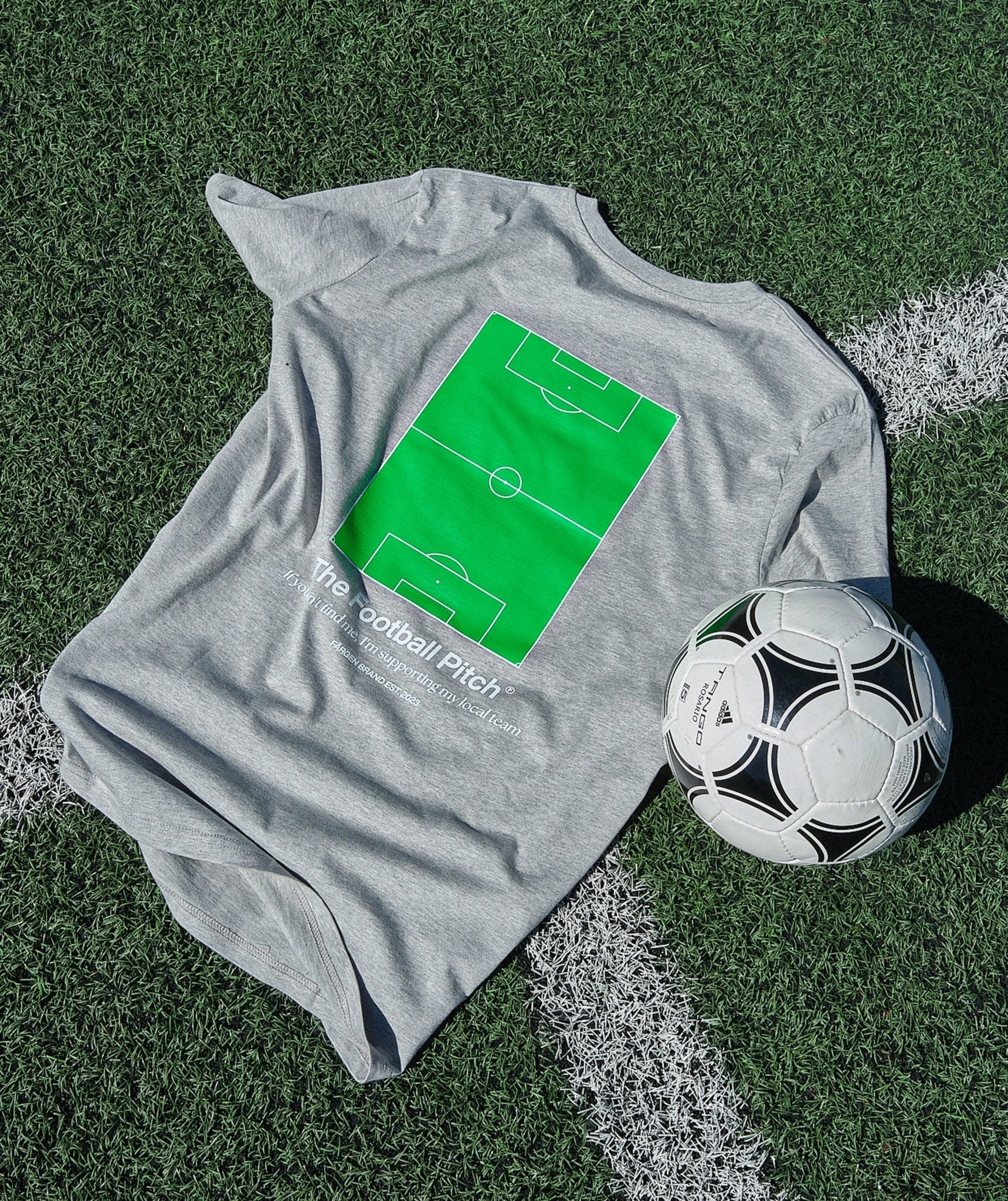 Camiseta The Football Pitch - Gris - Färgen