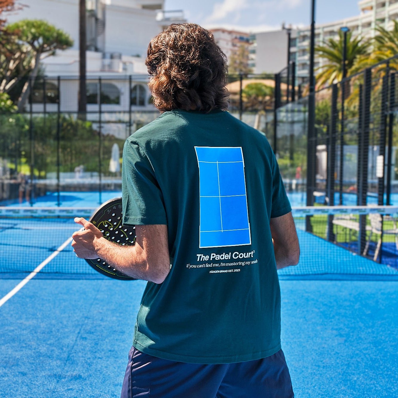 Camiseta The Padel Court - Verde - Färgen