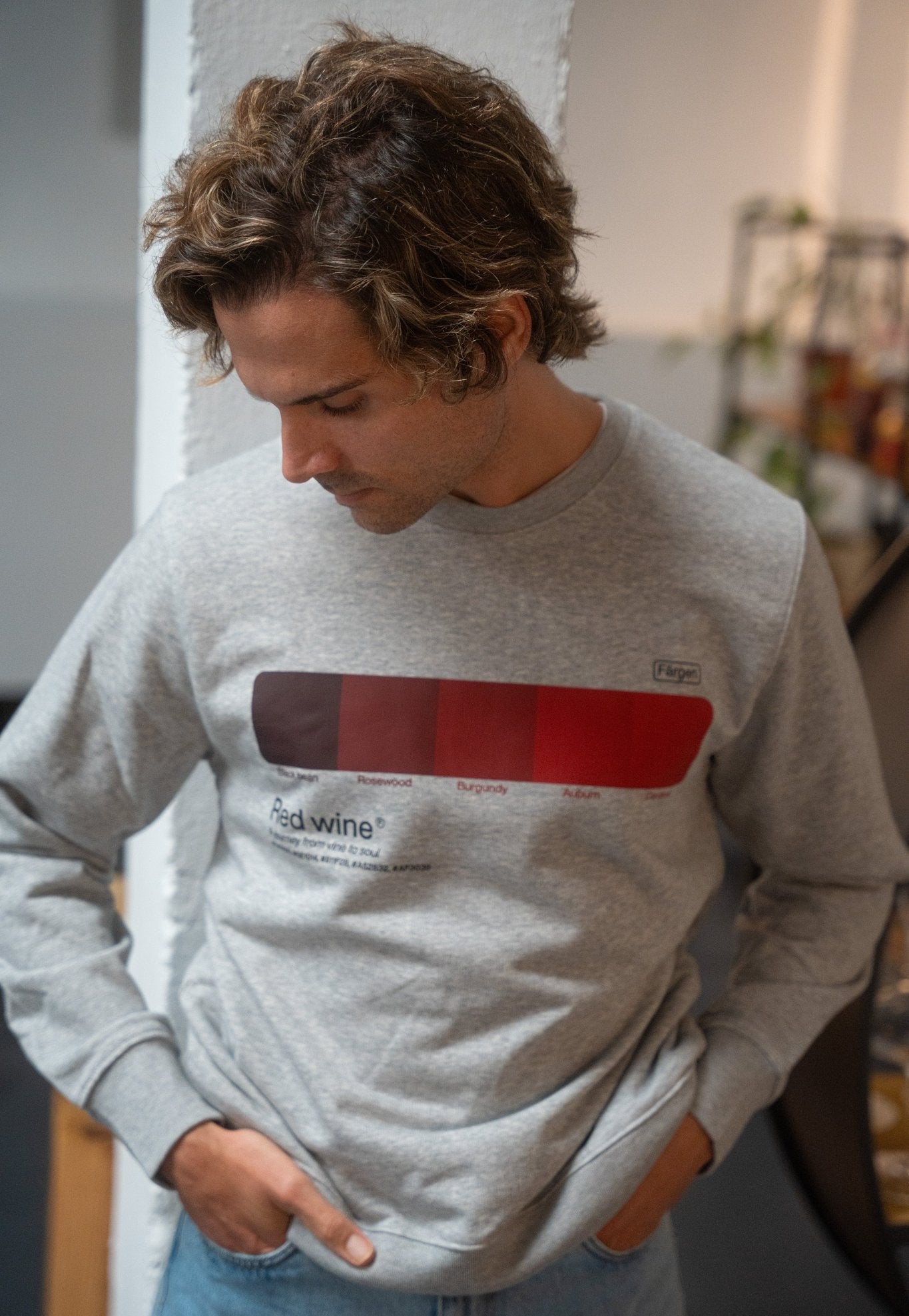 Sudadera Red Wine - Färgen