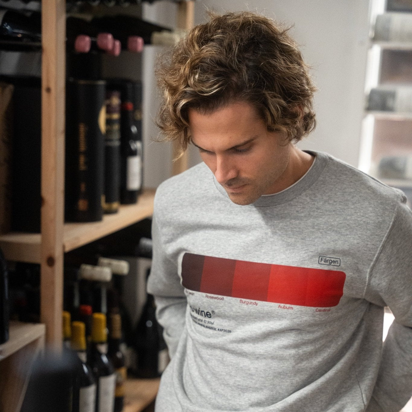 Sudadera Red Wine - Färgen