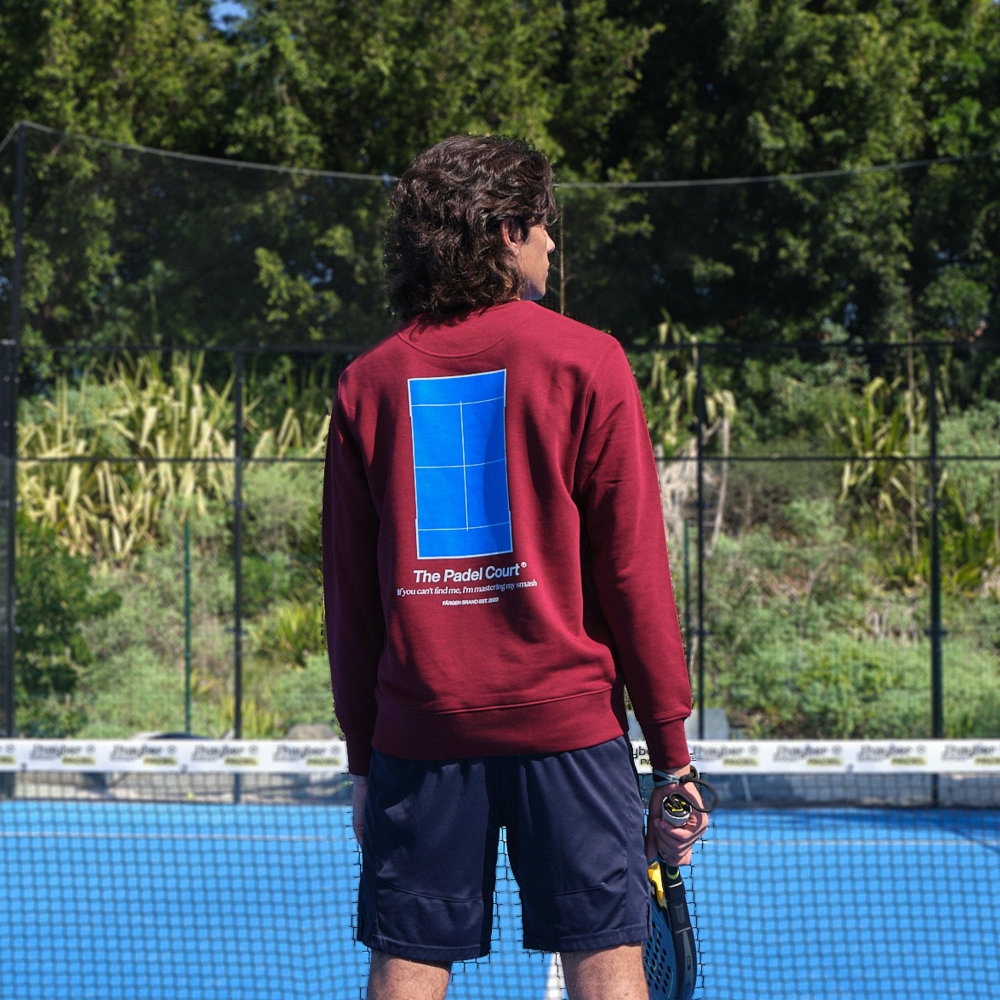 Sudadera The Padel Court - Burdeos - Färgen