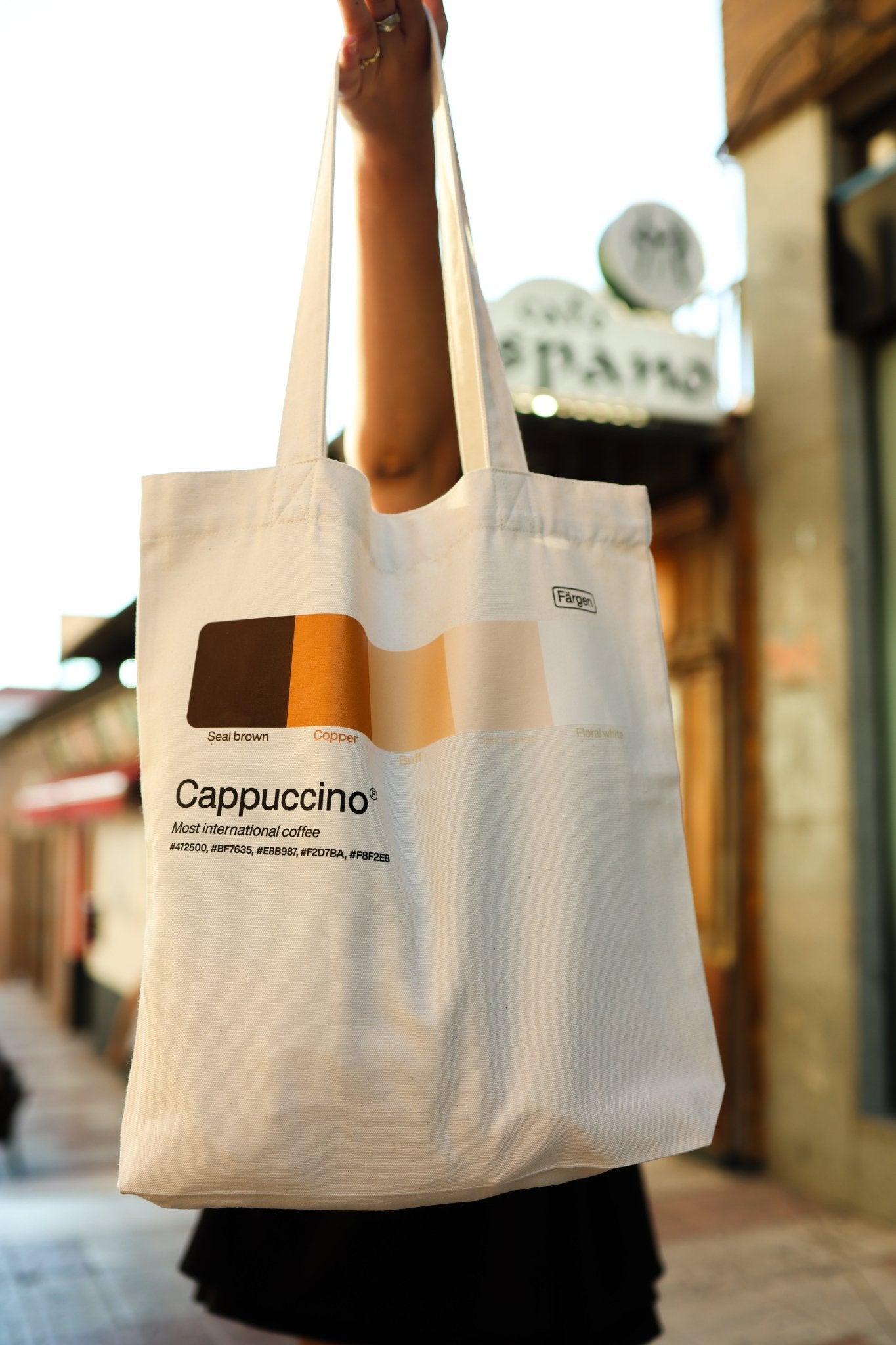 Tote bag Cappuccino - Färgen