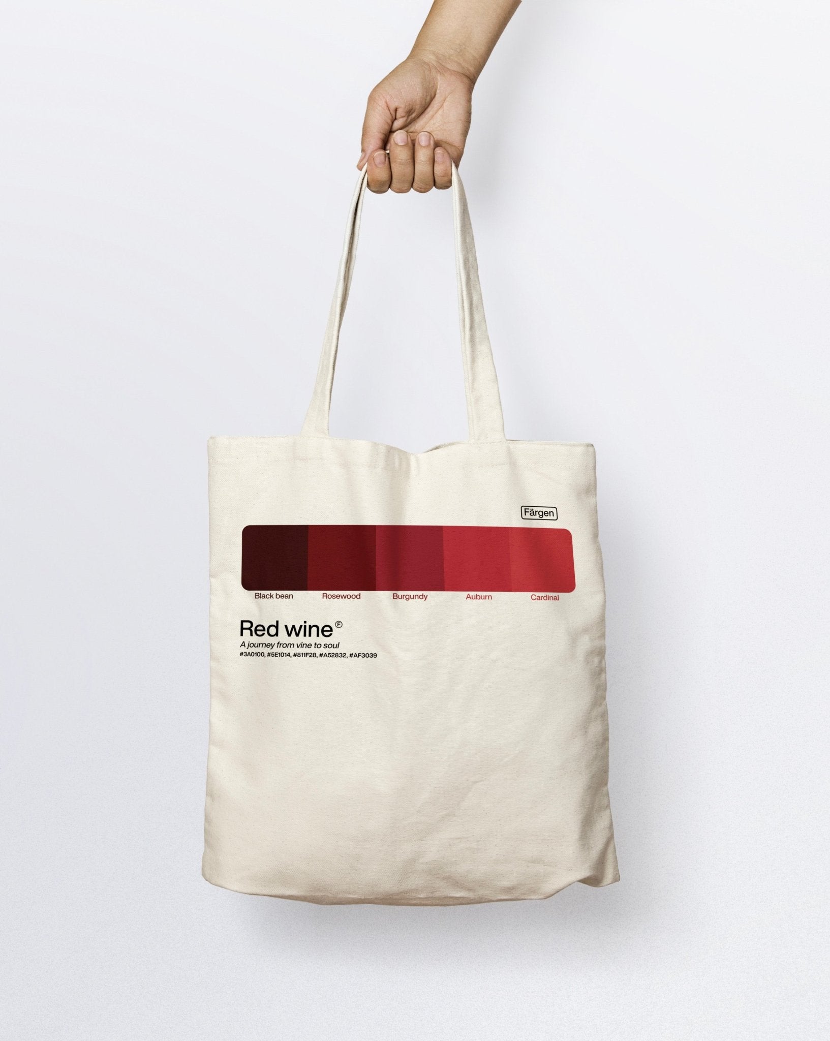 Tote bag Red wine - Färgen