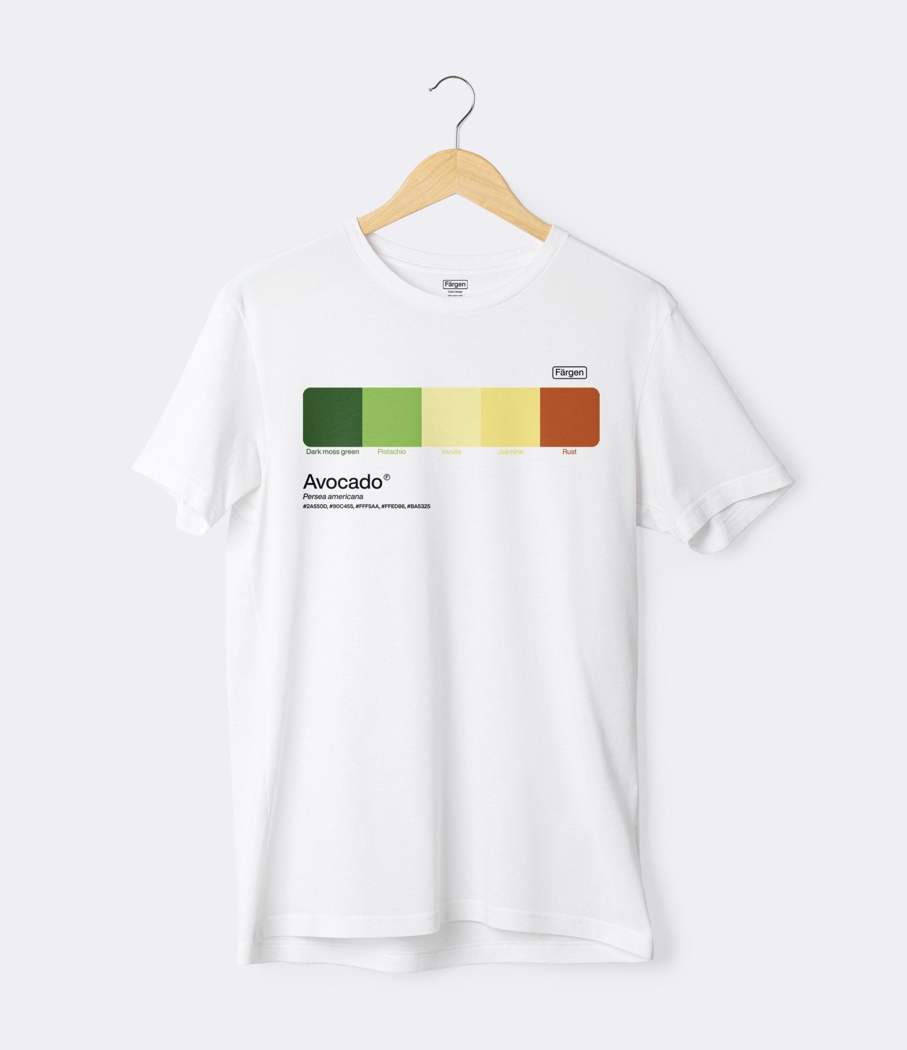 Camiseta algodón orgánico Avocado - Färgen