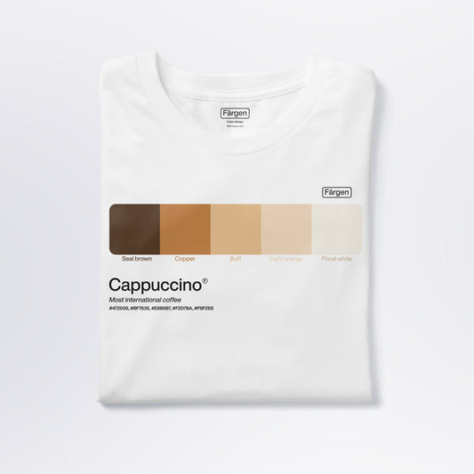 Camiseta algodón orgánico Cappuccino - Färgen