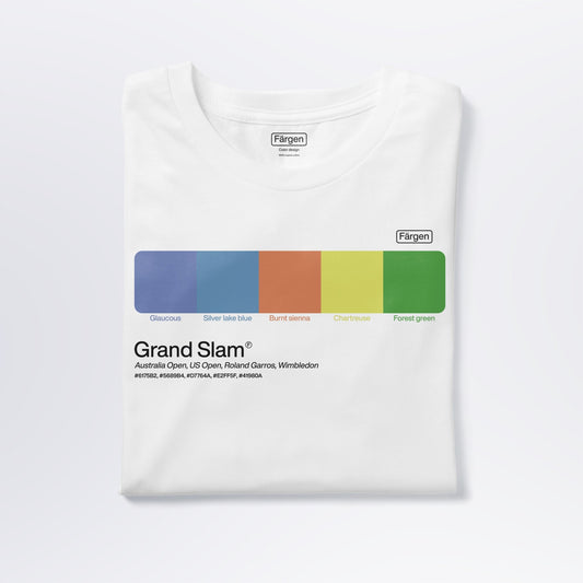 Camiseta algodón orgánico Grand Slam - Färgen