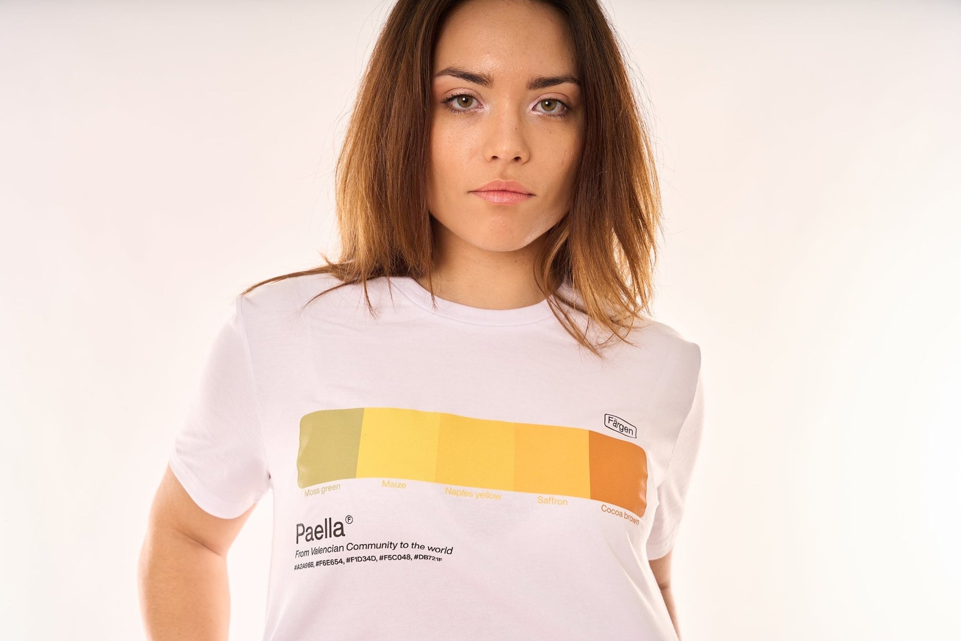 Camiseta algodón orgánico Paella - Färgen