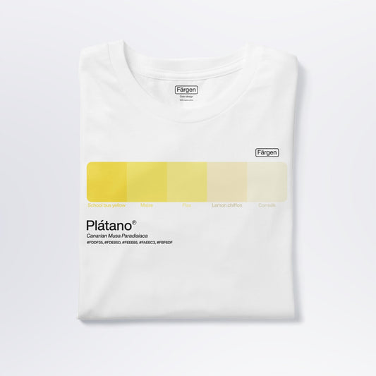 Camiseta algodón orgánico Plátano - Färgen
