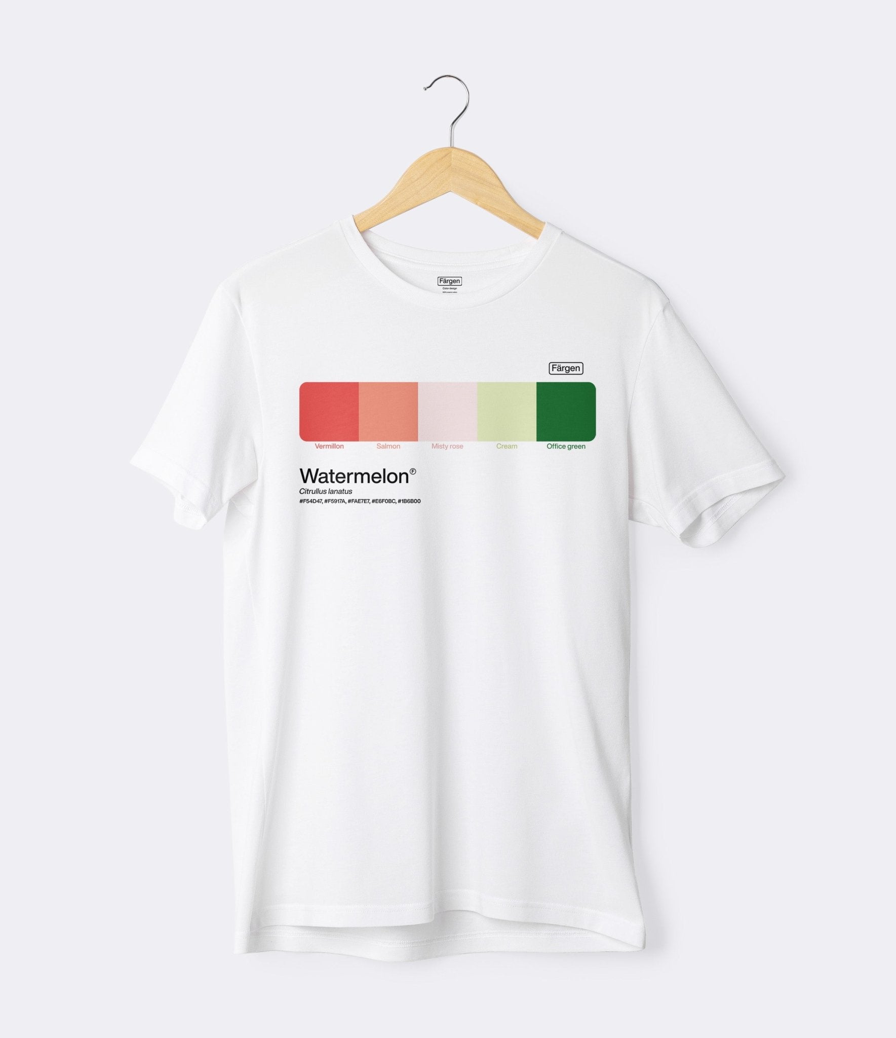 Camiseta algodón orgánico Watermelon - Färgen