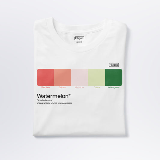 Camiseta algodón orgánico Watermelon - Färgen