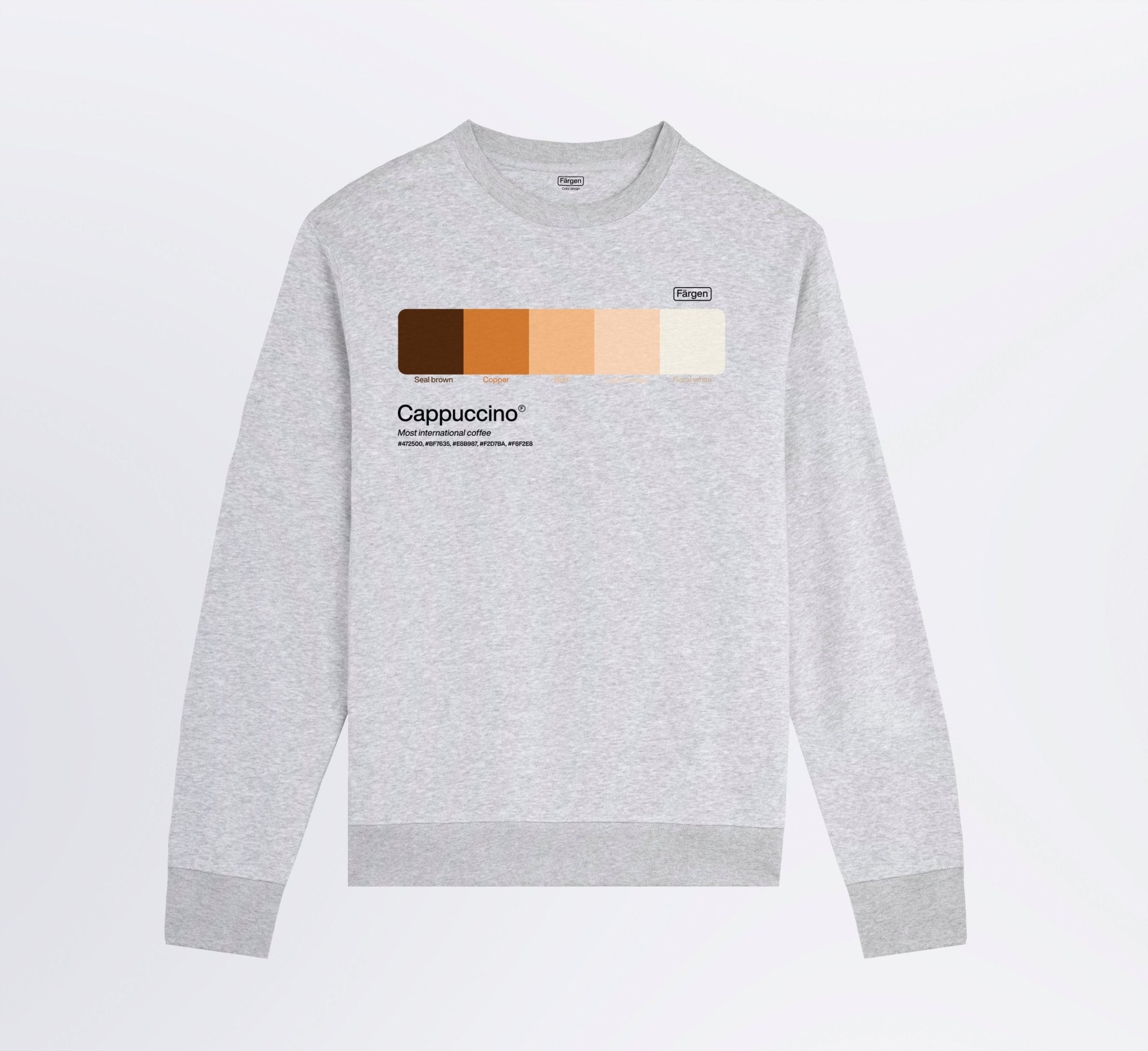 Sudadera algodón orgánico Cappuccino - Färgen